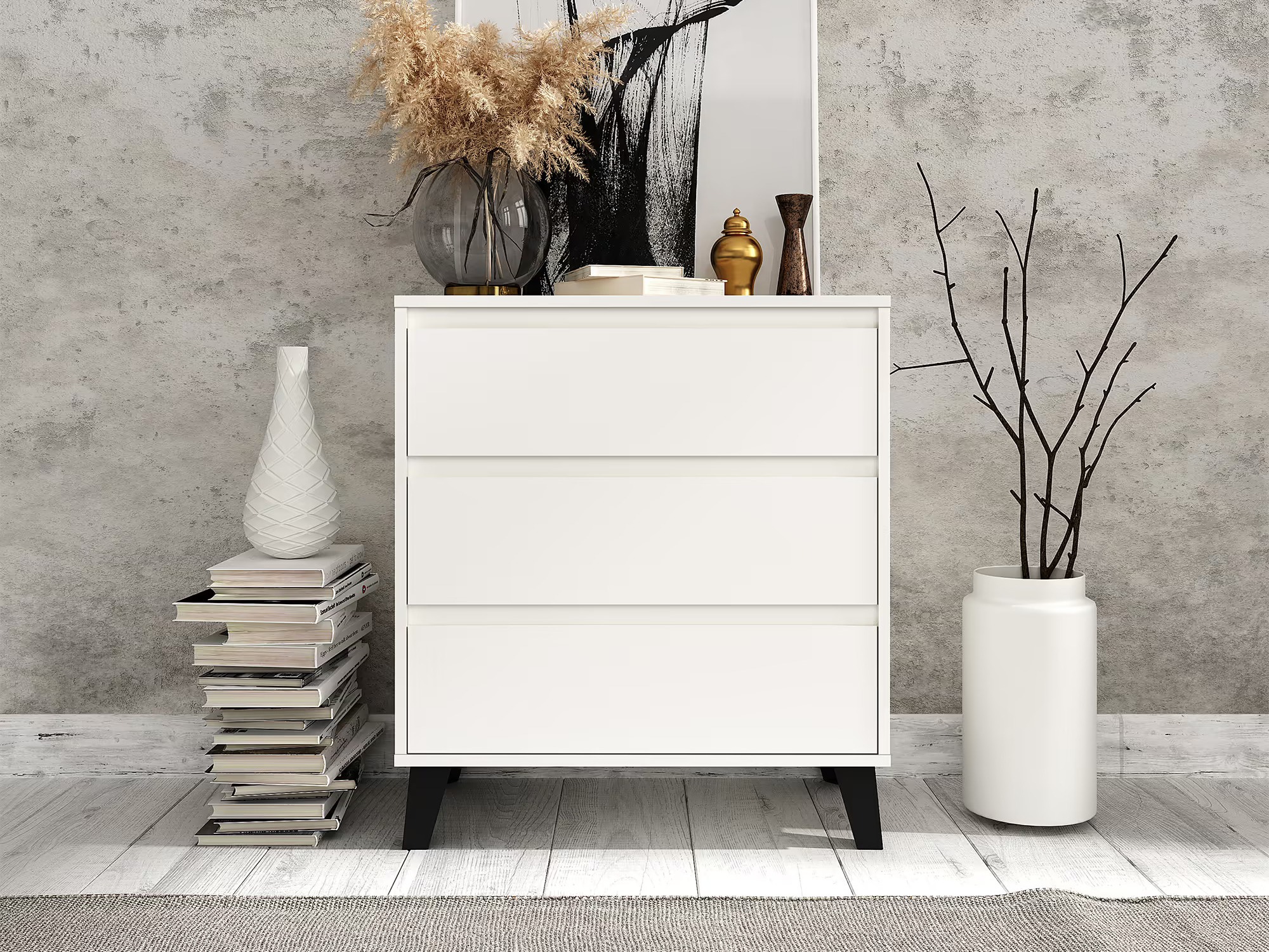 Komoda Tetena 102 (Balta)