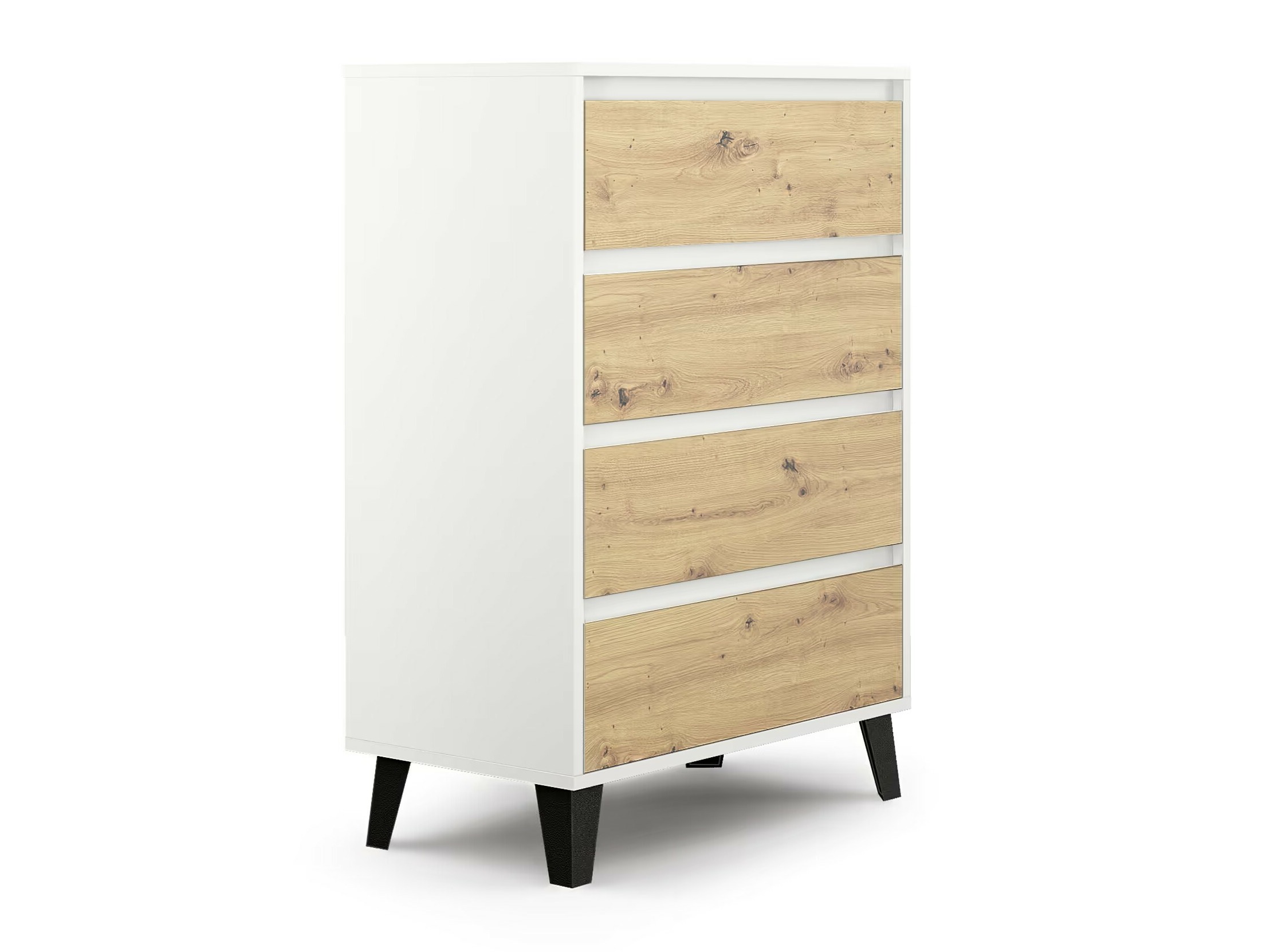 Komoda Tetena 103 (Balta + Artisan ąžuolas)