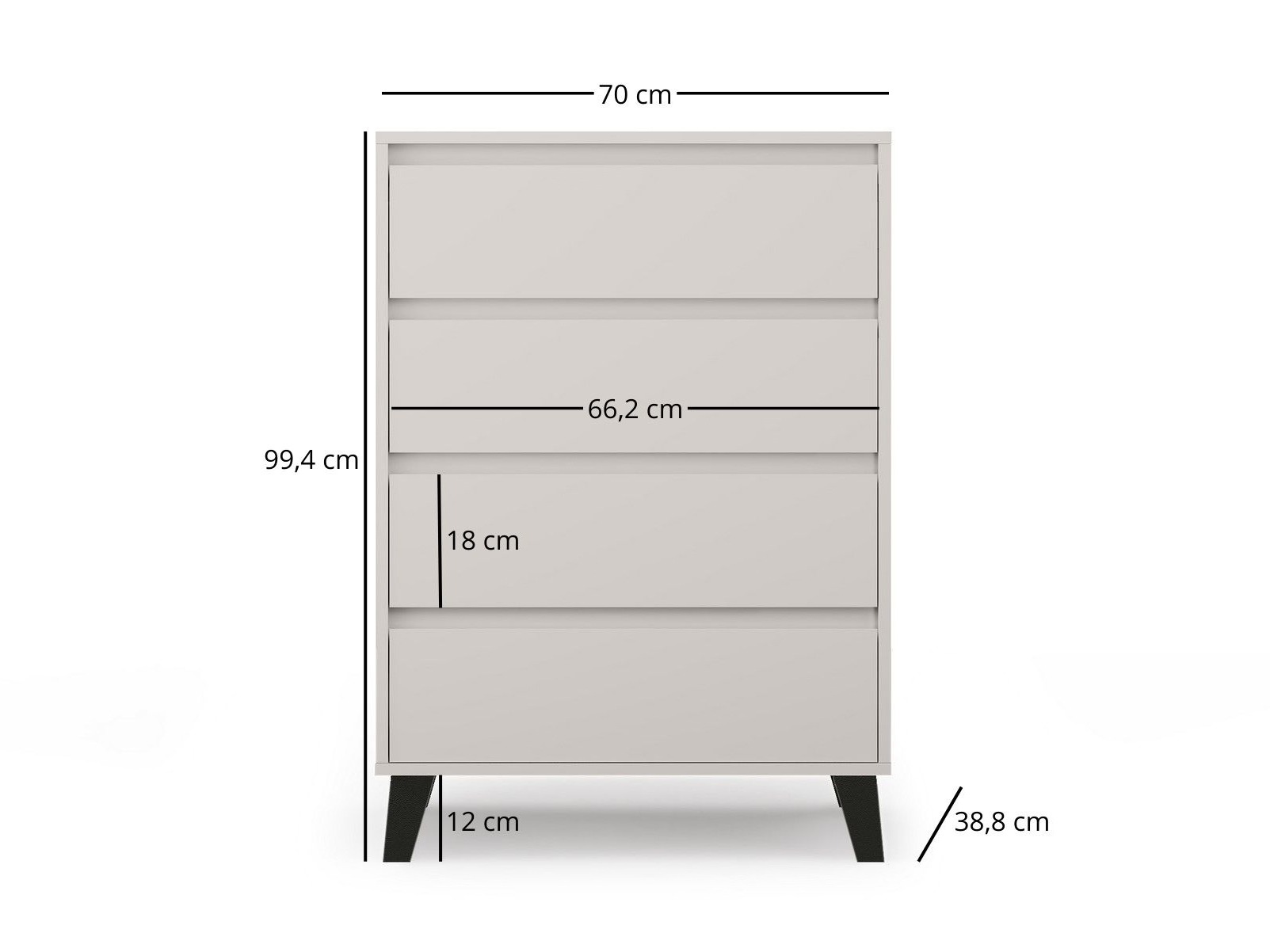 Komoda Tetena 103 (Kašmyras)