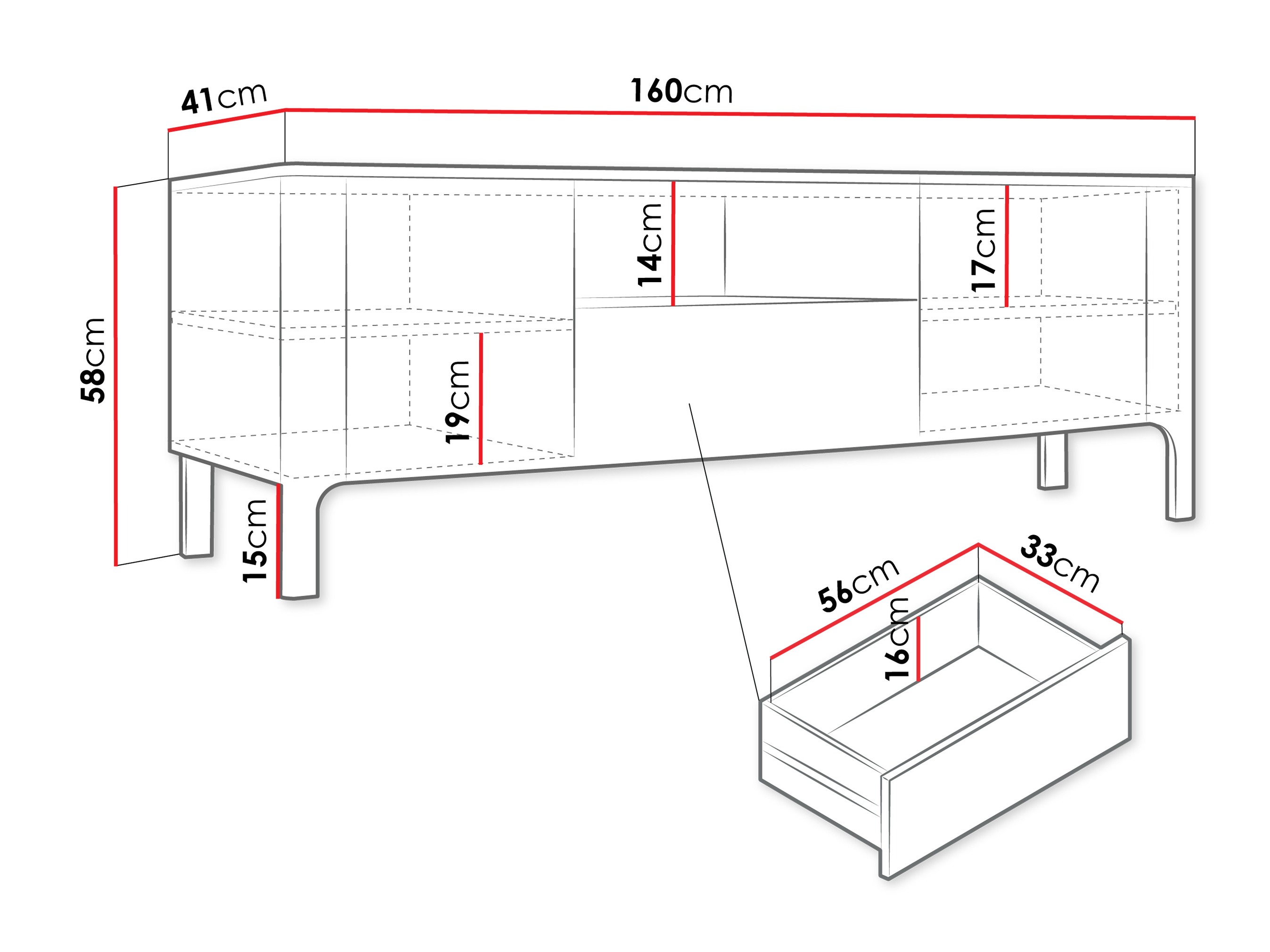 TV staliukas Mavtoru 103