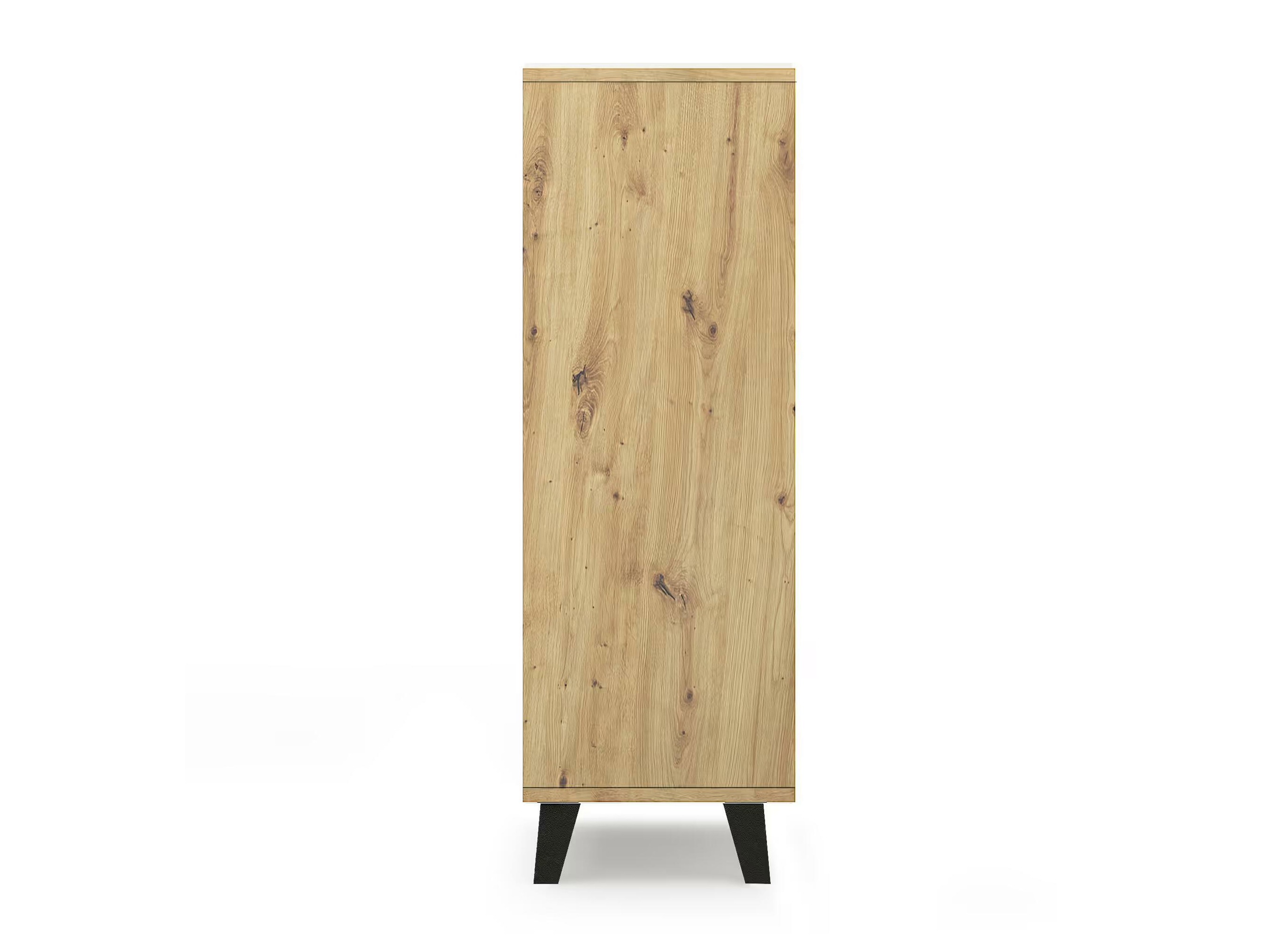 Komoda Tetena 104 (Artisan ąžuolas + Balta)