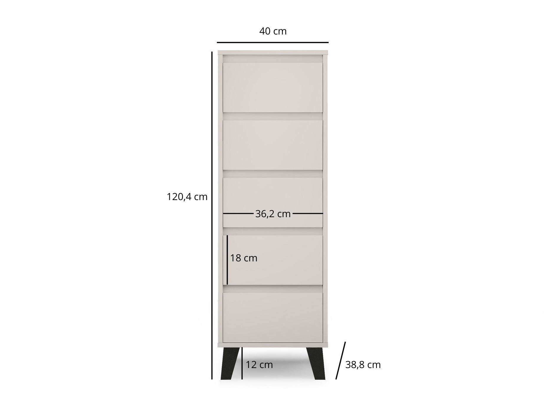Komoda Tetena 104 (Kašmyras)