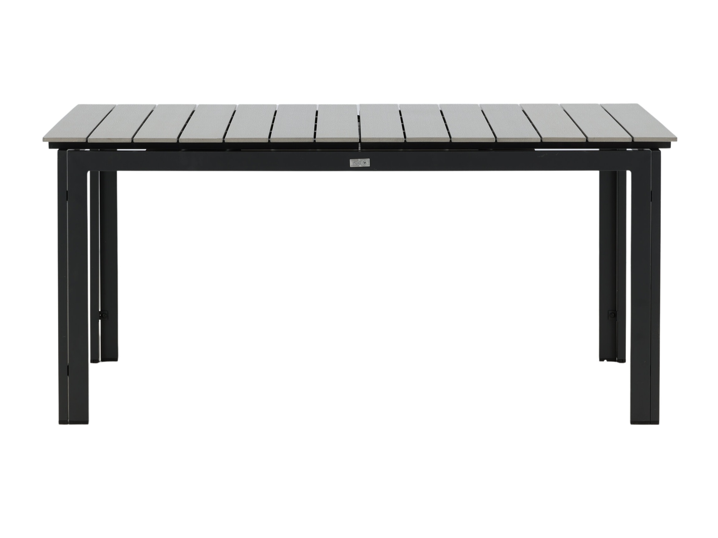 Lauko stalas Dallas 665 (Pilka + Juoda)