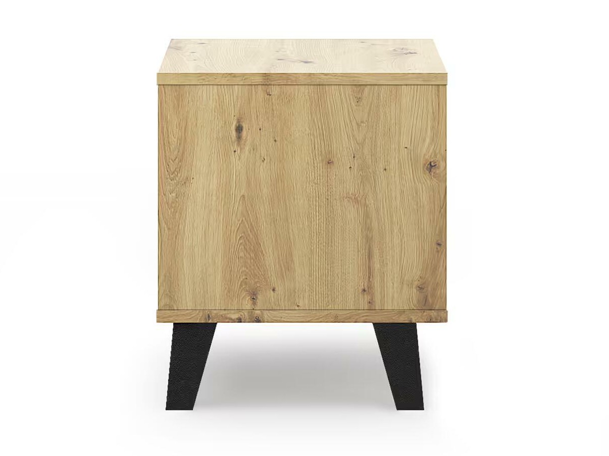 Naktinis staliukas Tetena 105 (Artisan ąžuolas + Balta)