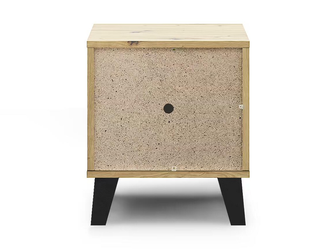Naktinis staliukas Tetena 105 (Artisan ąžuolas + Balta)