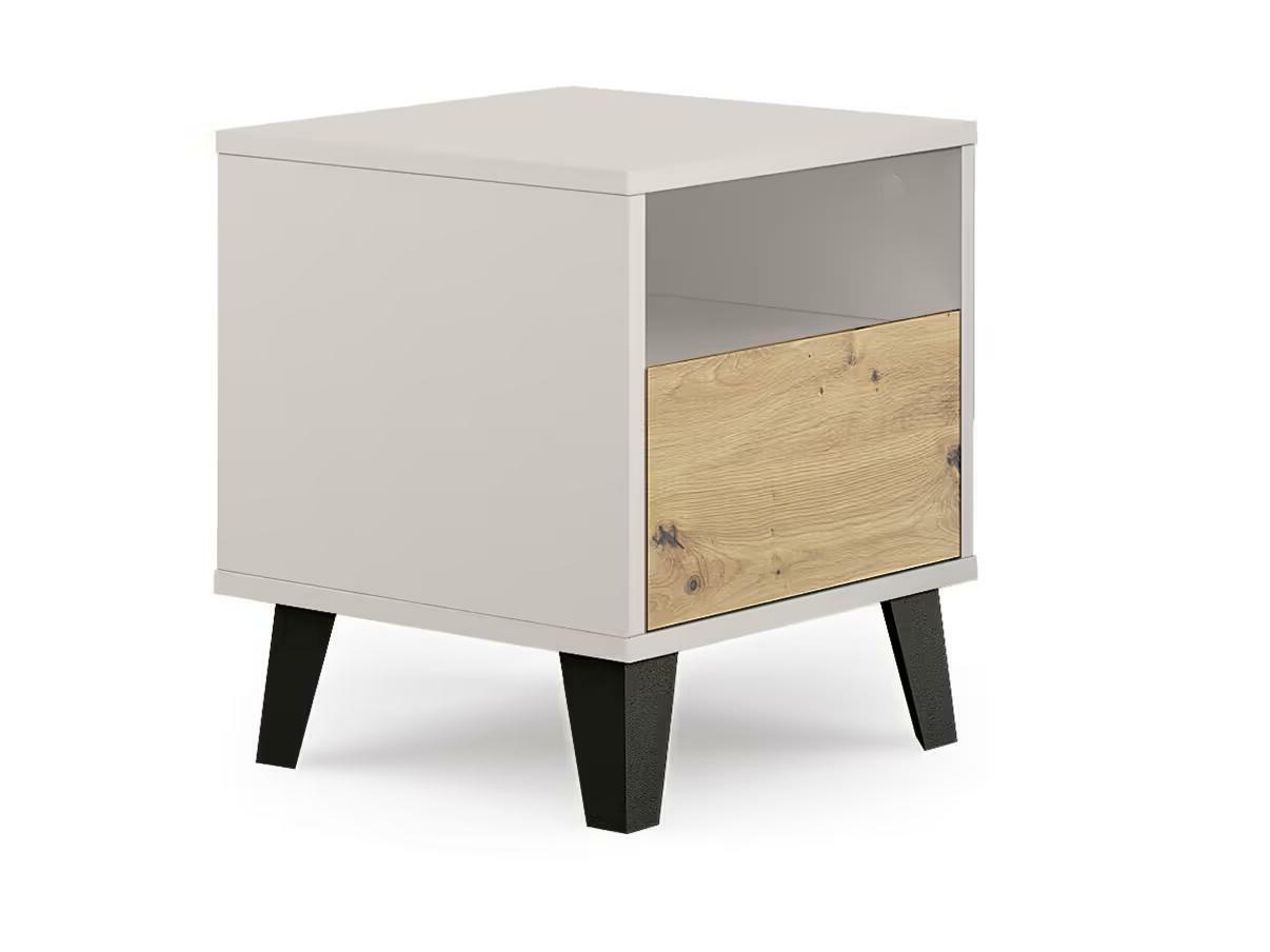 Naktinis staliukas Tetena 105 (Kašmyras + Artisan ąžuolas)