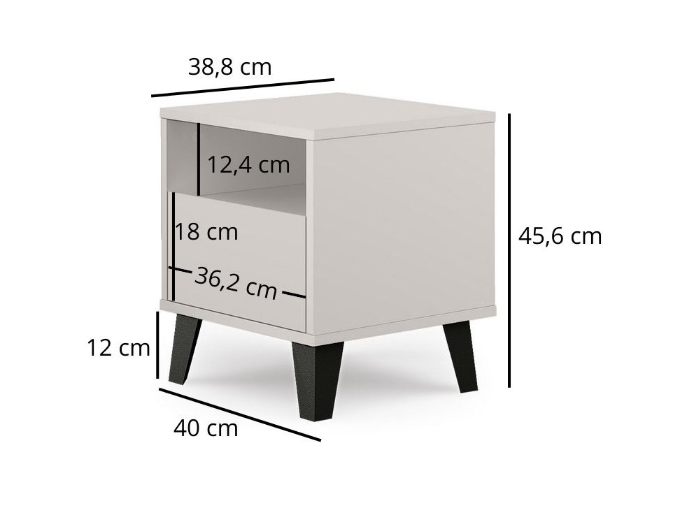 Naktinis staliukas Tetena 105 (Kašmyras)