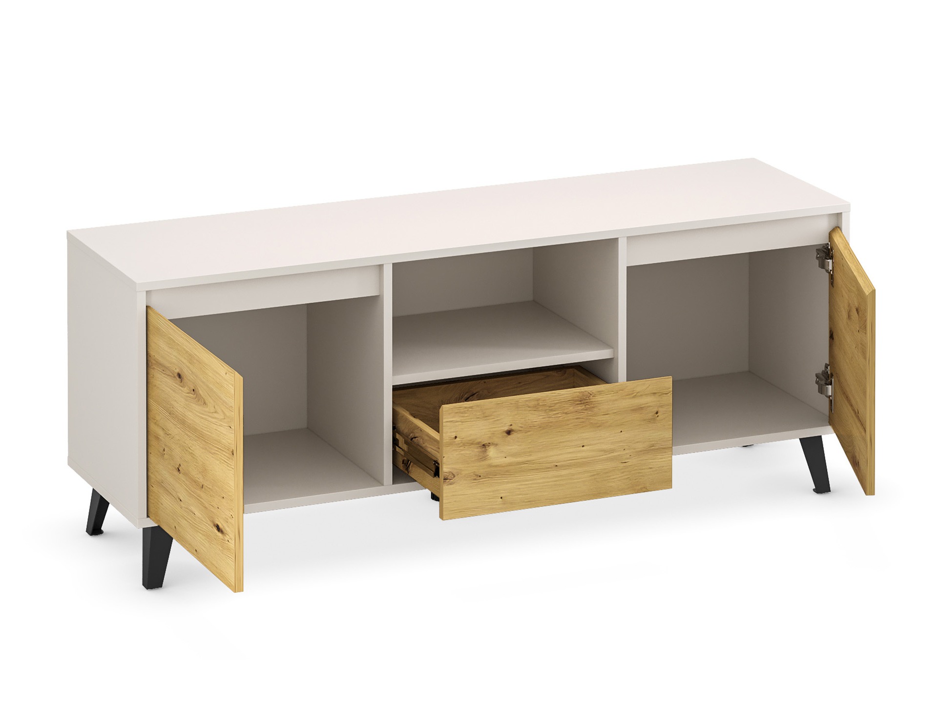 TV staliukas Tetena 106 (Kašmyras + Artisan ąžuolas)