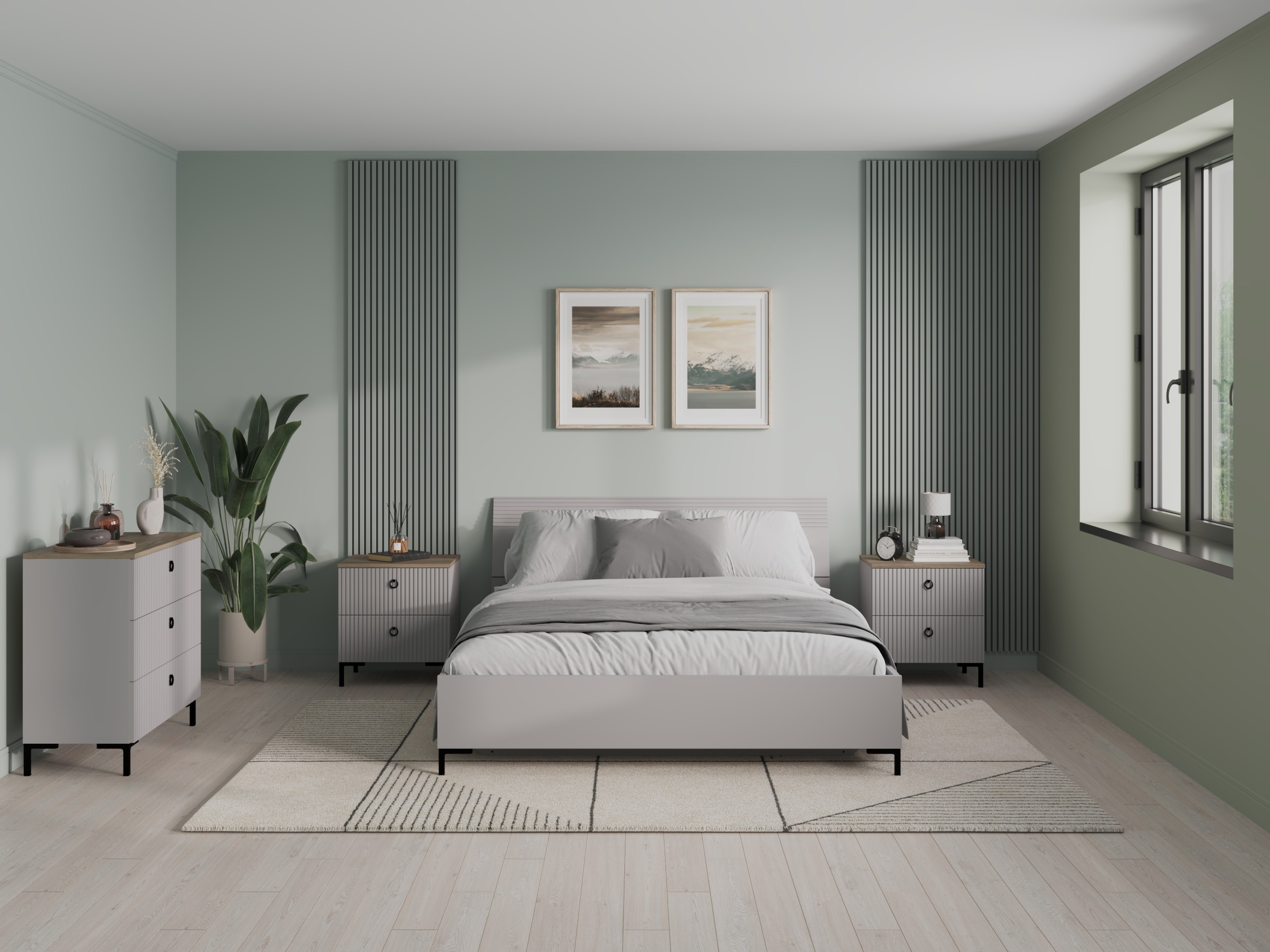 Miegamojo komplektas Evadali 122 (Yra)