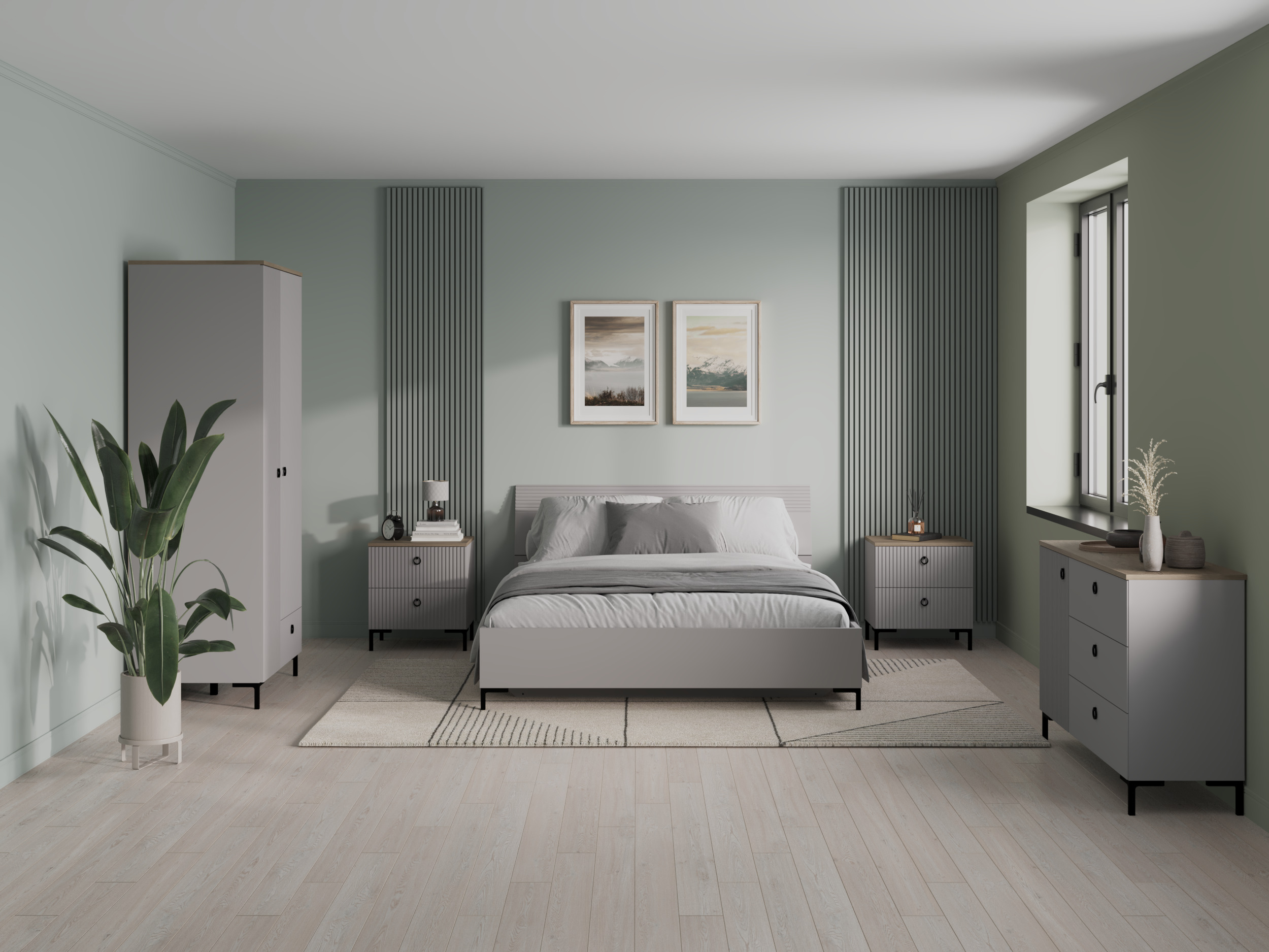 Miegamojo komplektas Evadali 123 (Yra)