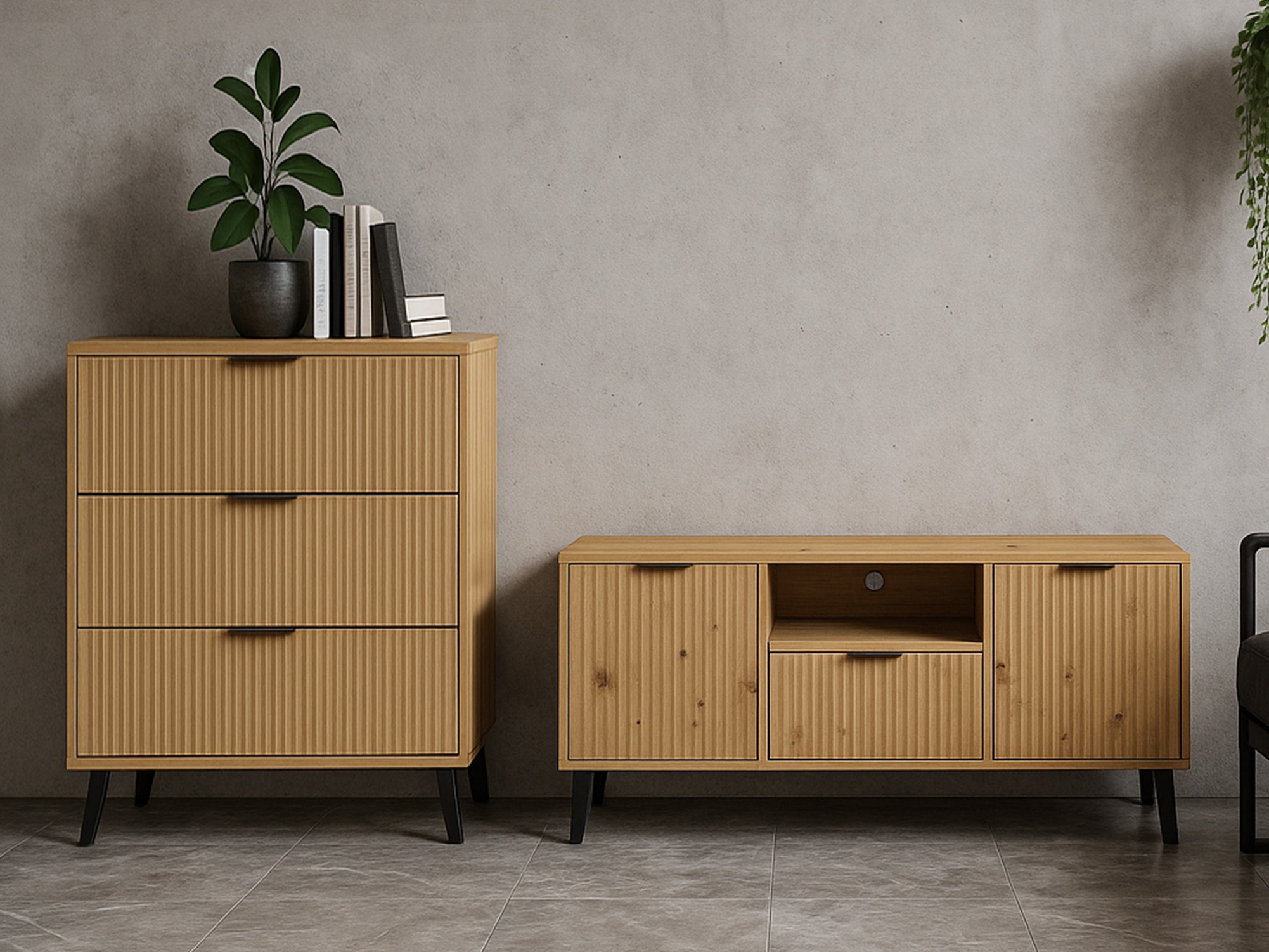 Komoda Dorophu 101 (Artisan ąžuolas)