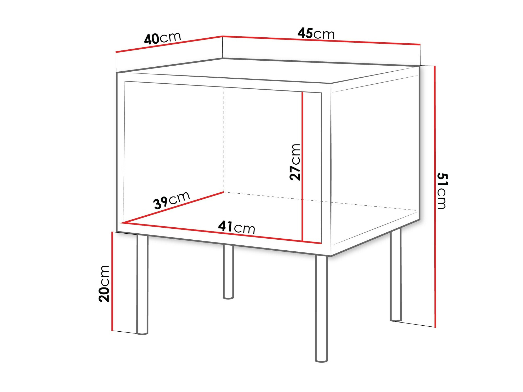 Naktinių staliukų komplektas ST8231