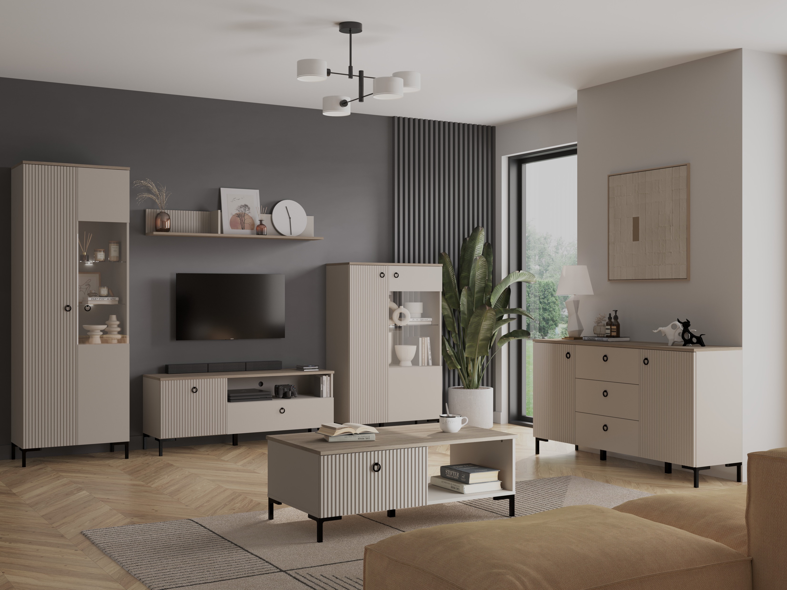 Svetainės komplektas Evadali 127 (Yra)