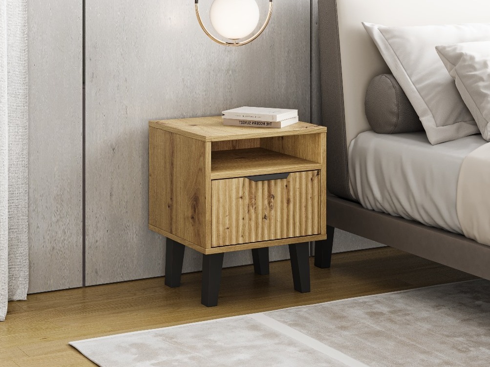 Naktinis staliukas Dorophu 103 (Artisan ąžuolas)