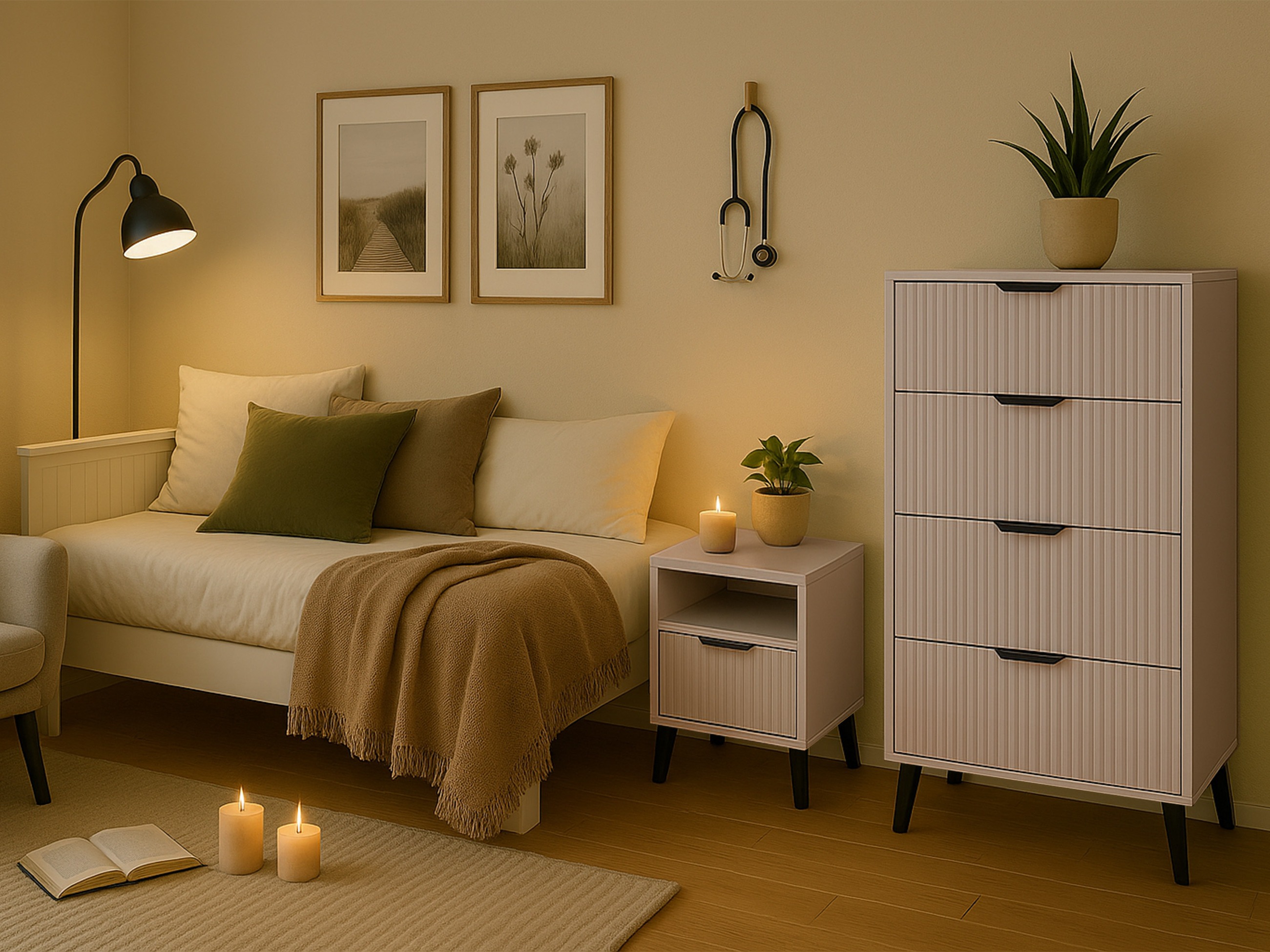 Naktinis staliukas Dorophu 103 (Kašmyras)