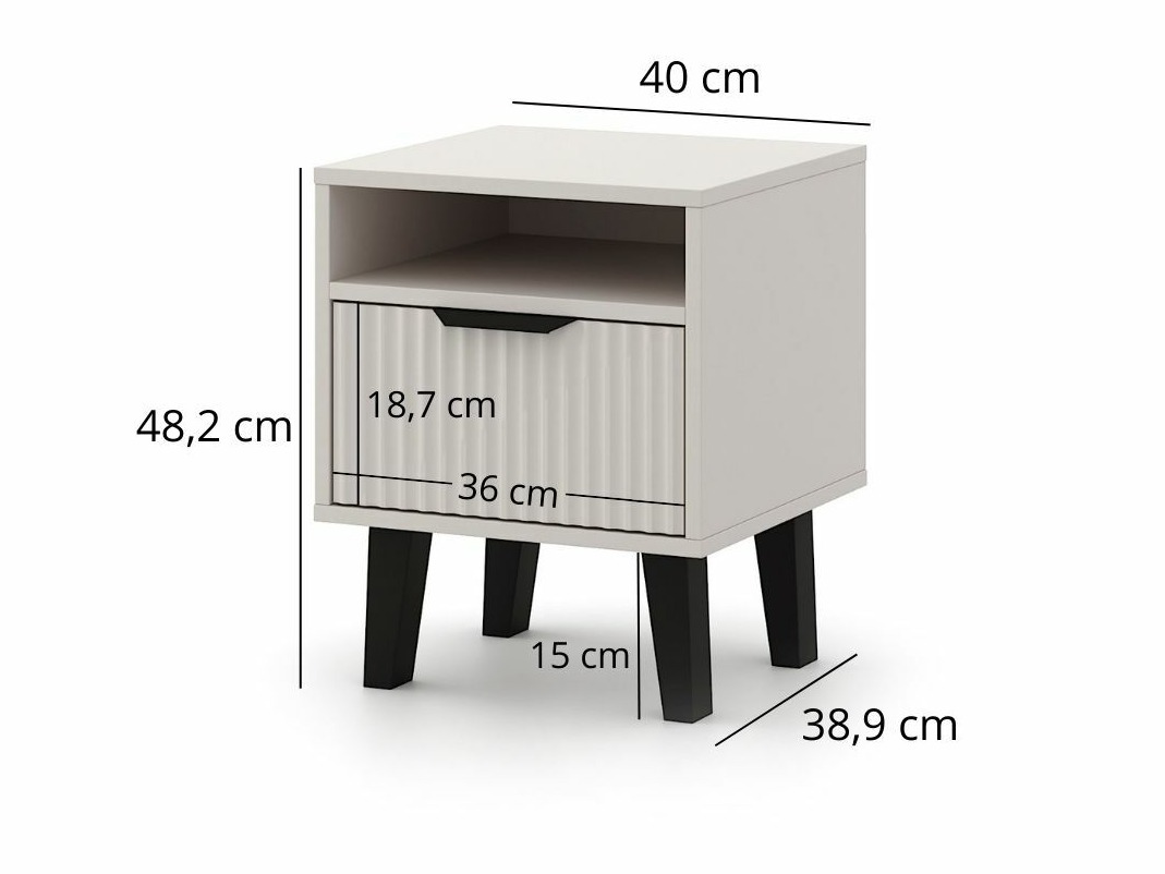Naktinis staliukas Dorophu 103 (Kašmyras)