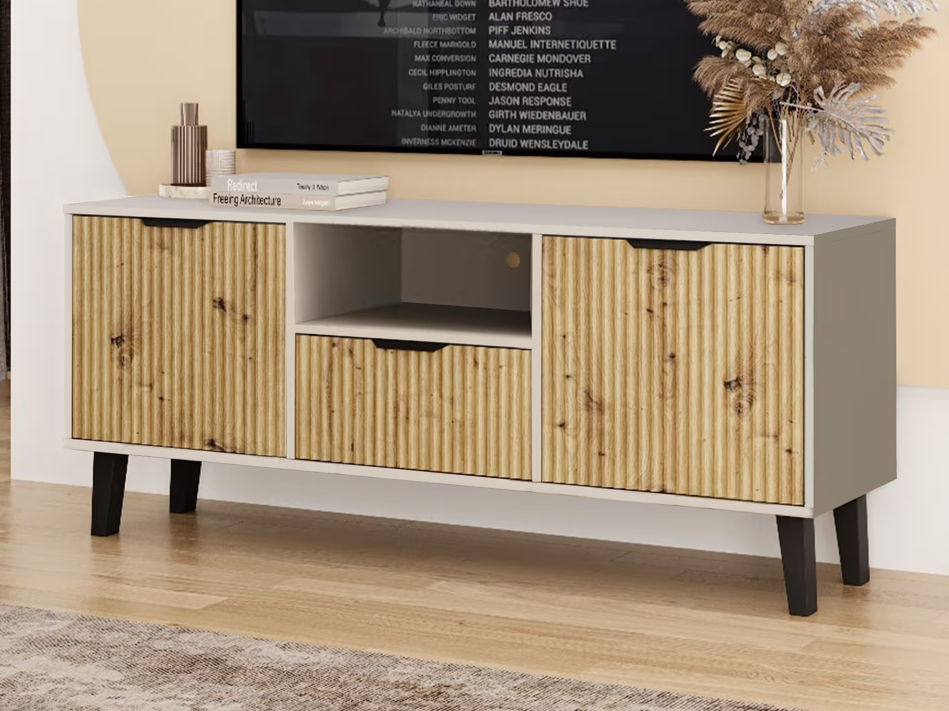 TV staliukas Dorophu 104 (Kašmyras + Artisan ąžuolas)