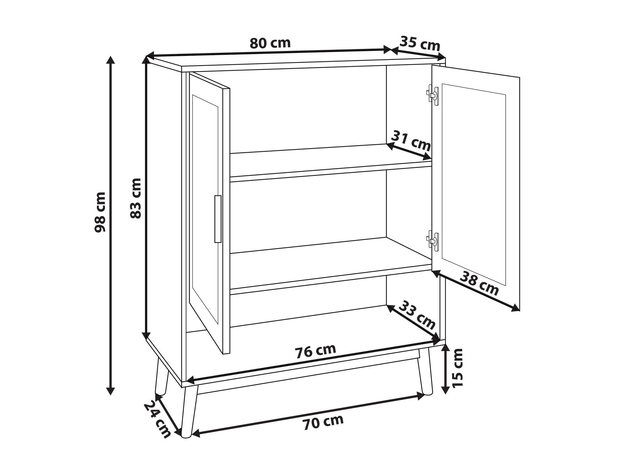 Batų lentyna Berwyn 2911