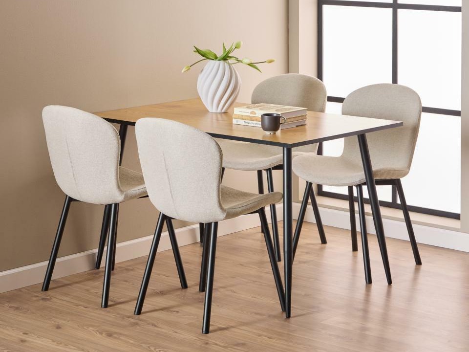 Stalas Norsica 289 (Laukinis ąžuolas + Juoda)