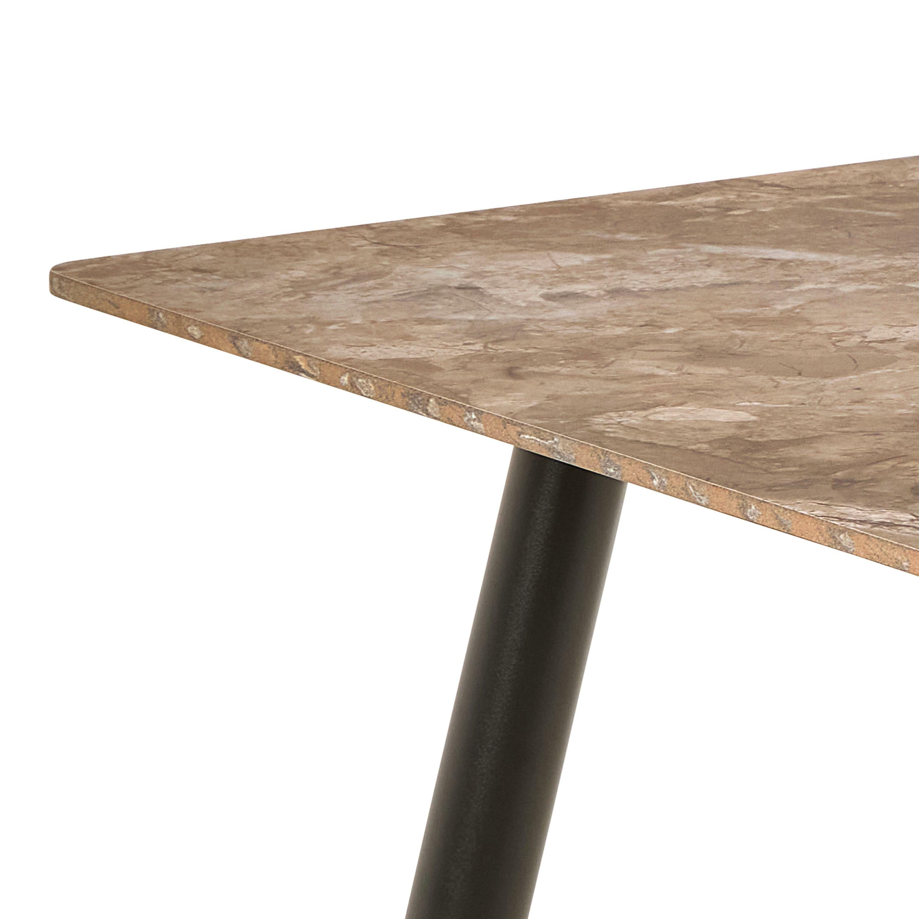 Valgomojo komplektas Norsica 1012 (Taupe + Juoda)