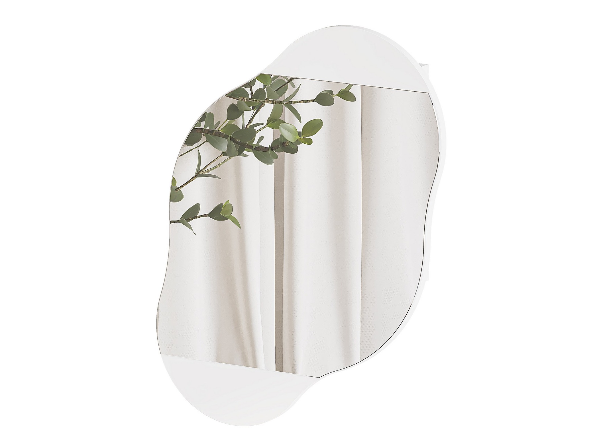 Vonios spintelė su veidrodžiu Kailua 2711 (Balta)