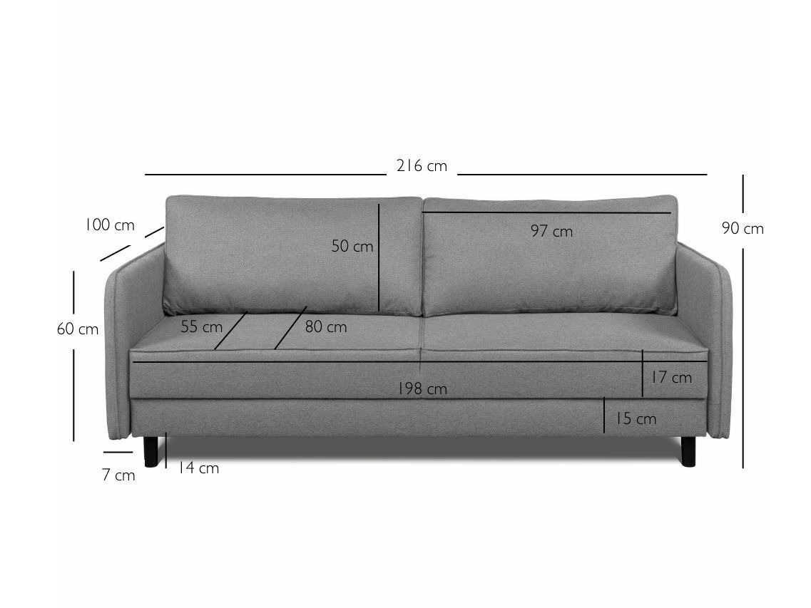 Sofa lova Durham 105 (Lumos 08)
