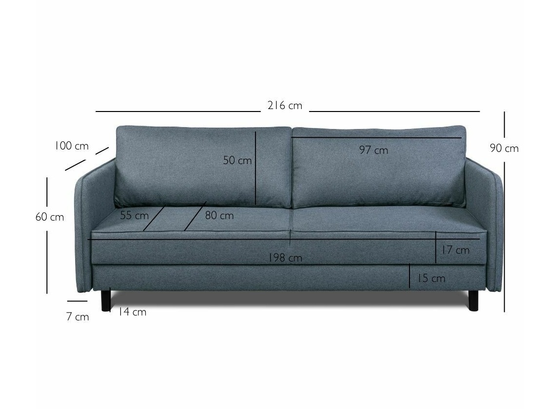 Sofa lova Durham 105 (Lumos 83)
