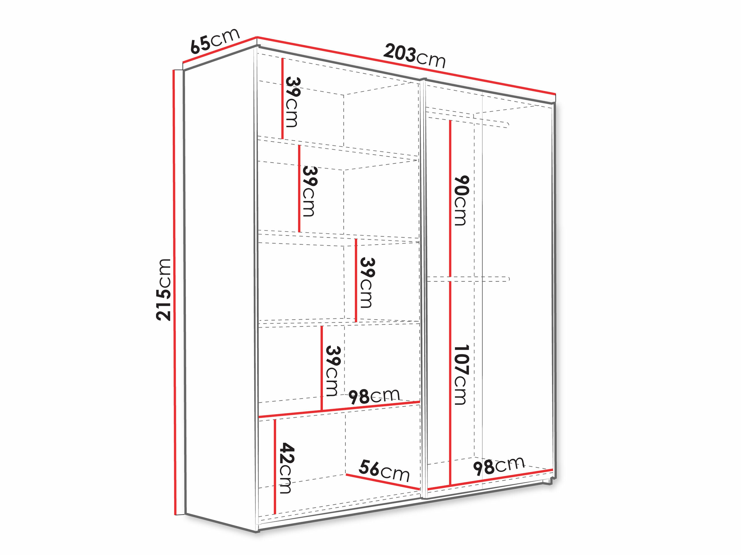 Spinta Honolulu 253 (Balta + Votan ąžuolas)