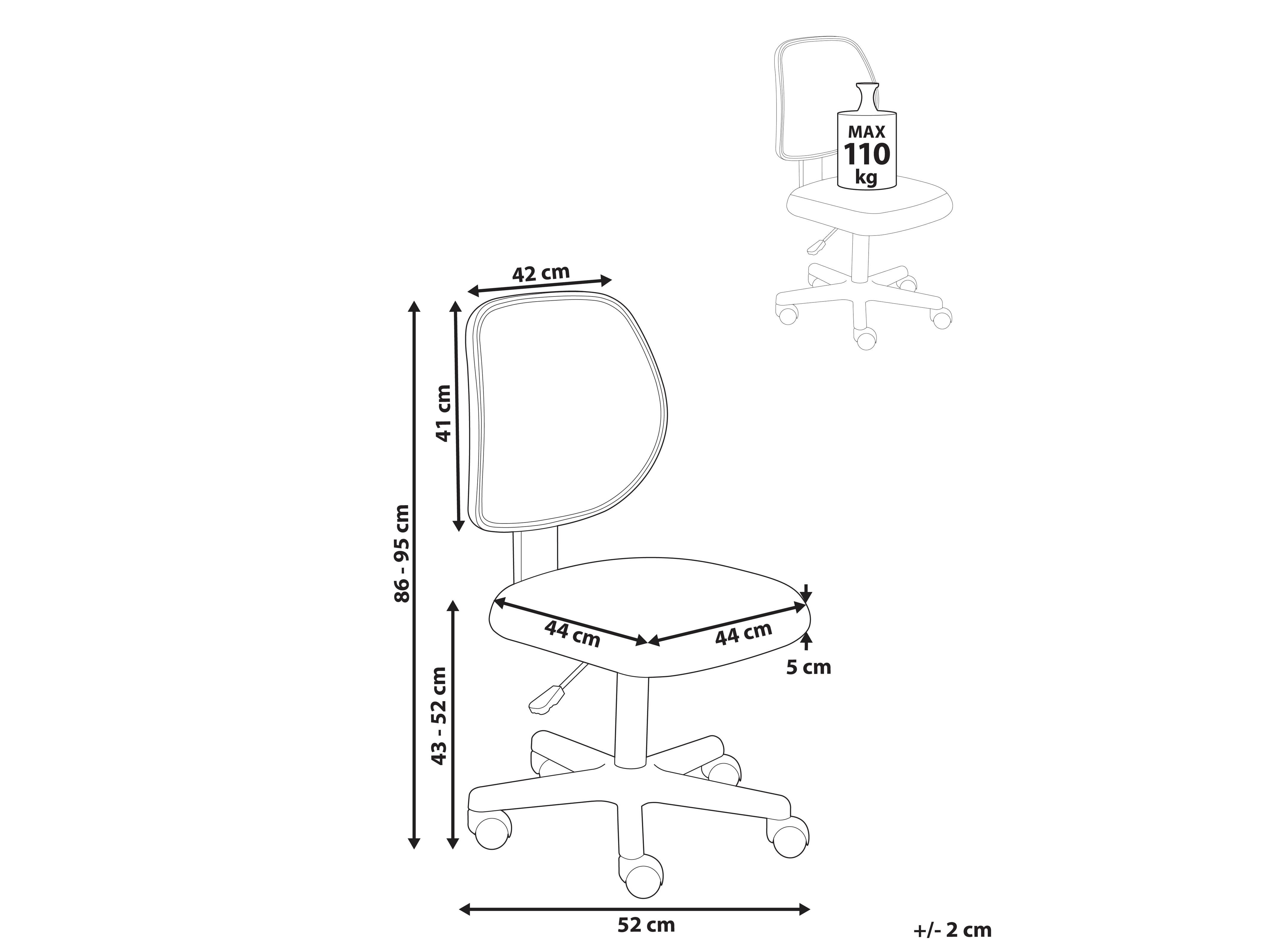 Biuro kėdė Berwyn 2920 (Šviesi rožinė)