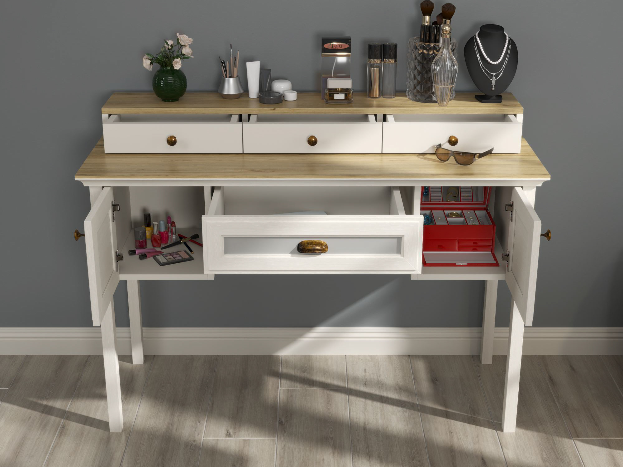 Makiažo staliukas Melvero 114