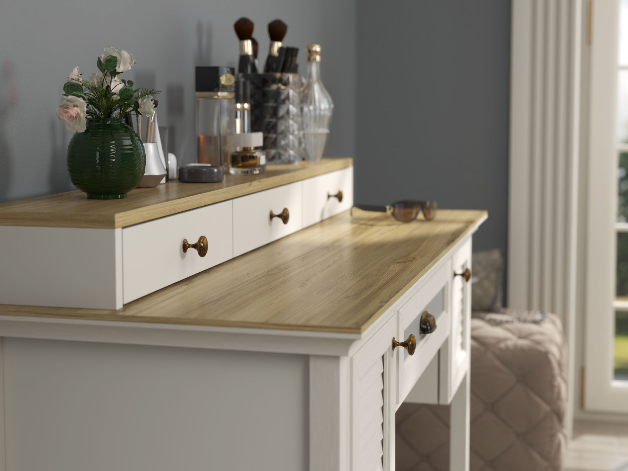 Makiažo staliukas Melvero 114