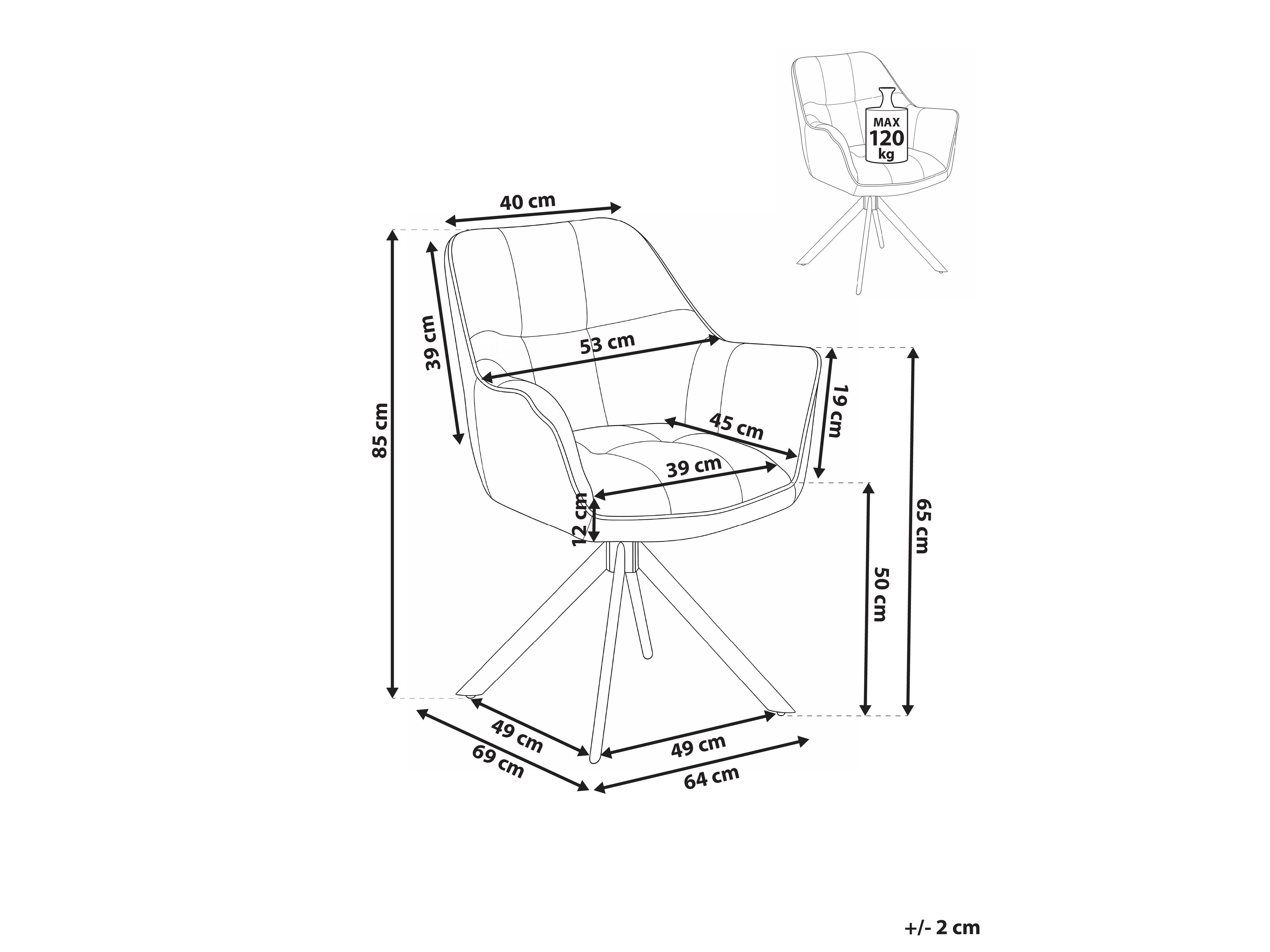 Kėdė Berwyn 2922 (Šviesi žalia)