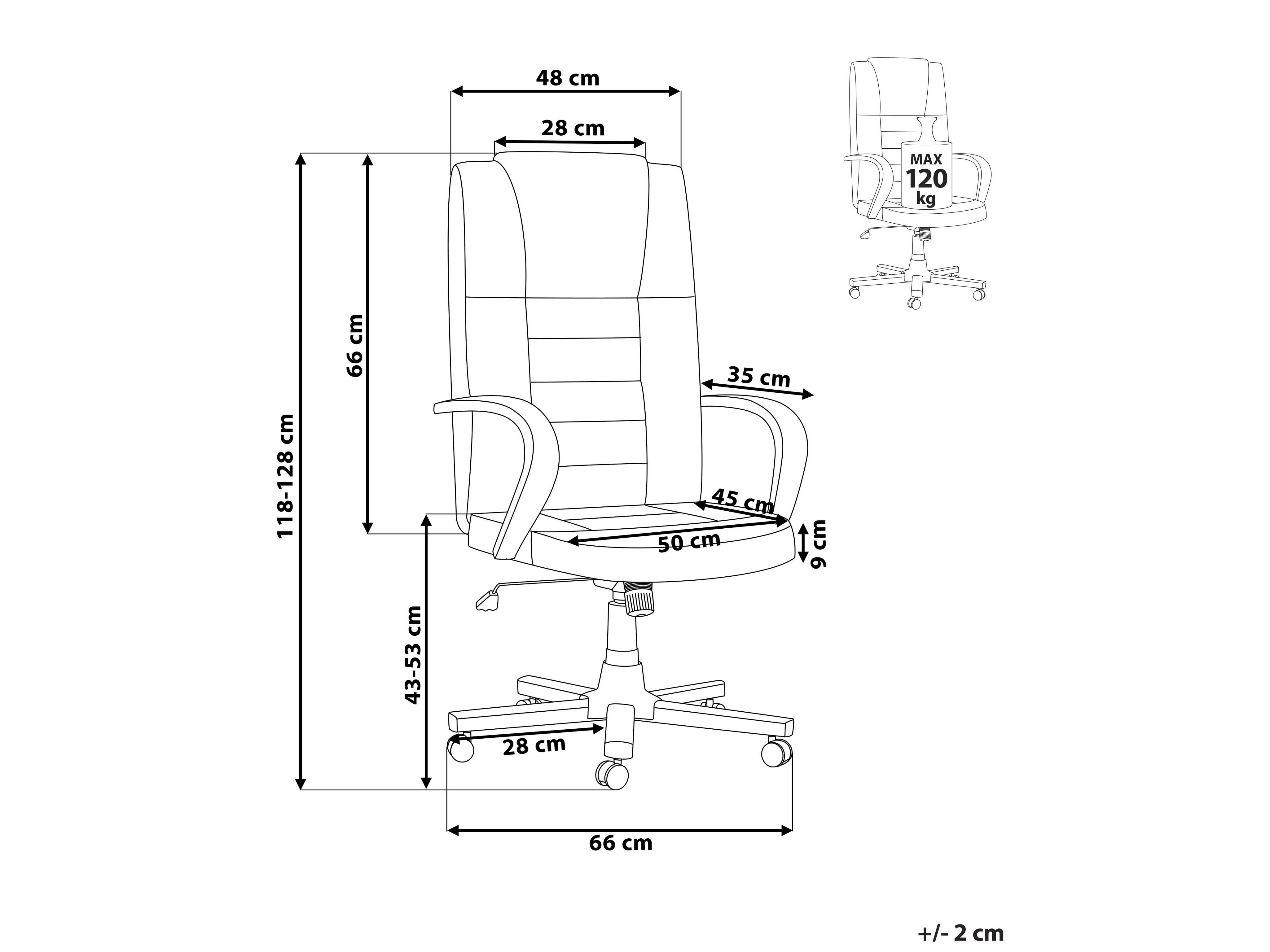 Biuro kėdė Berwyn 855 (Smėlinė)
