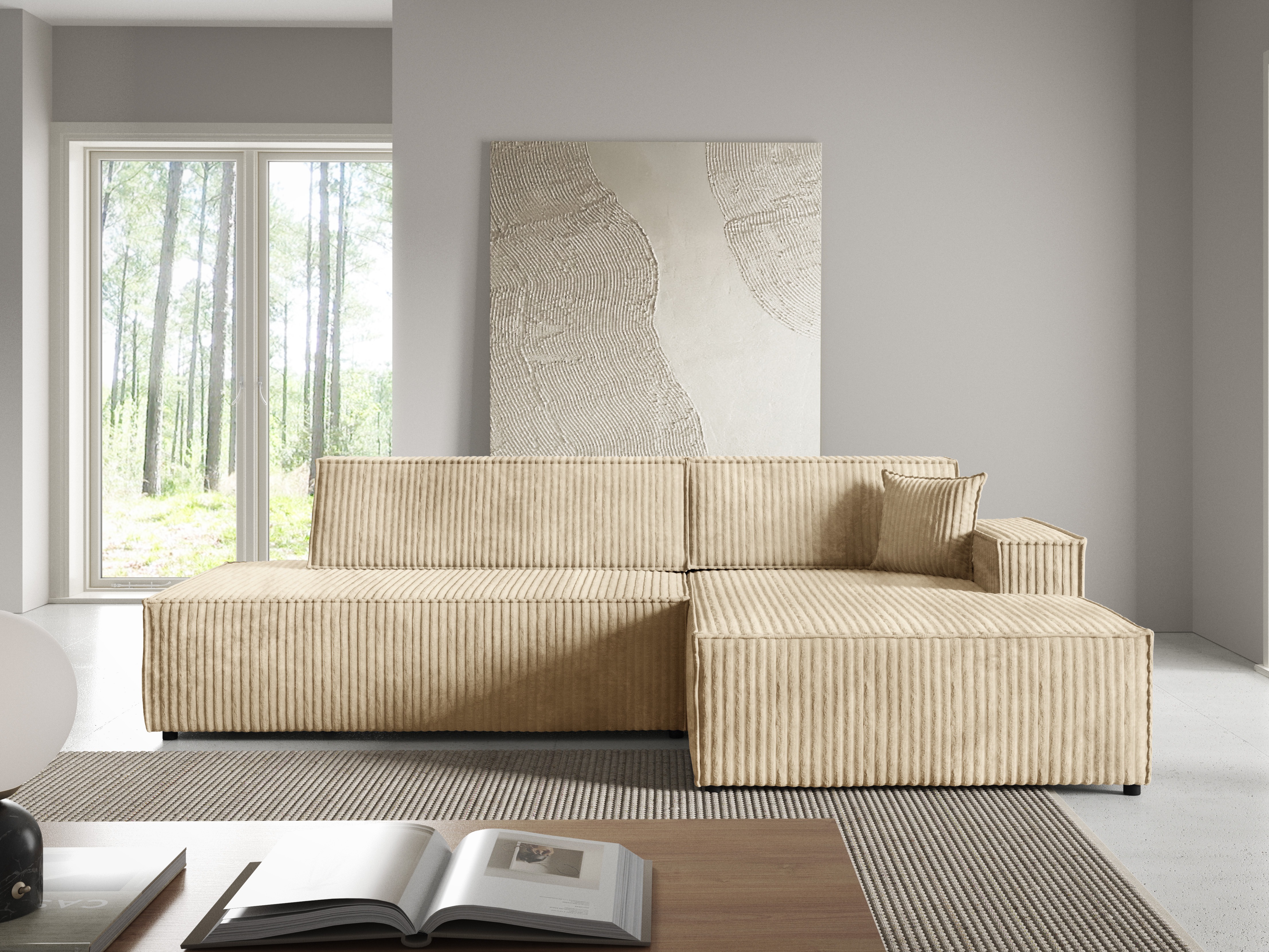 Minkštas kampas ST8284 su pažeista pakuote