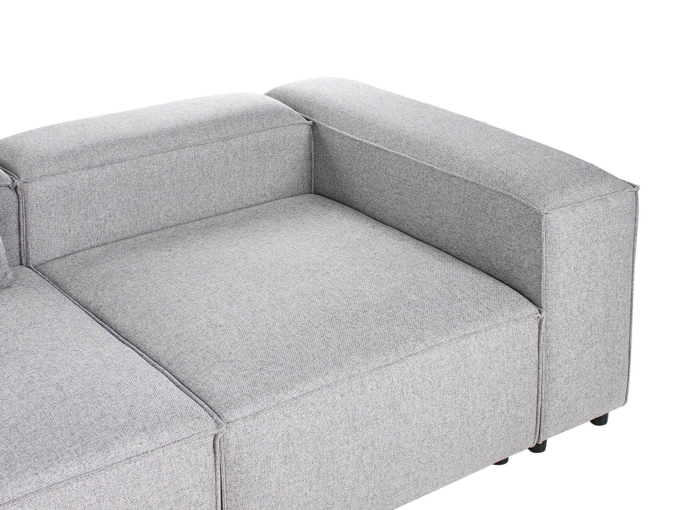 Modulinis minkštas kampas Avialu 100 (Pilka)