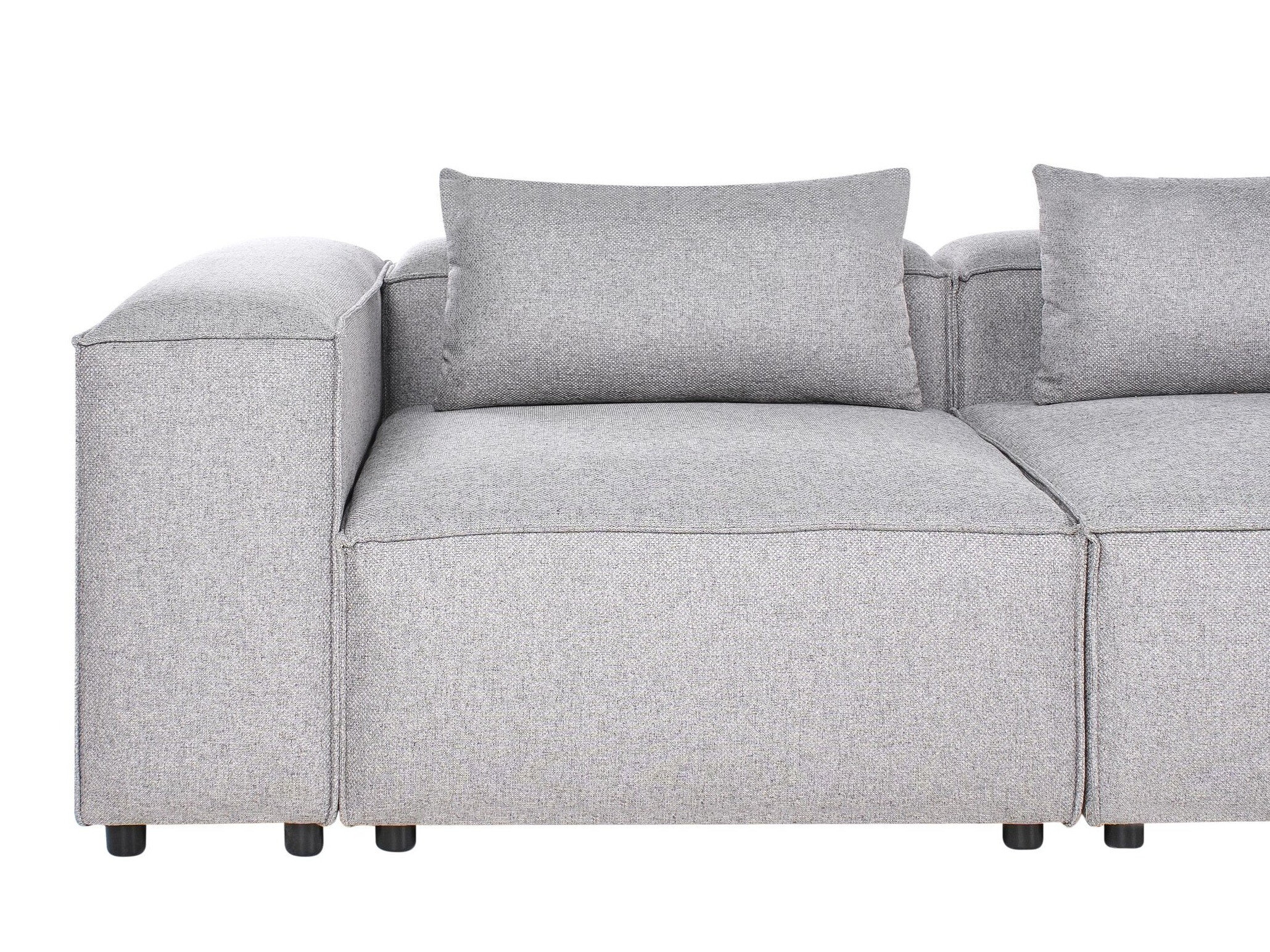 Modulinis minkštas kampas Avialu 100 (Pilka)