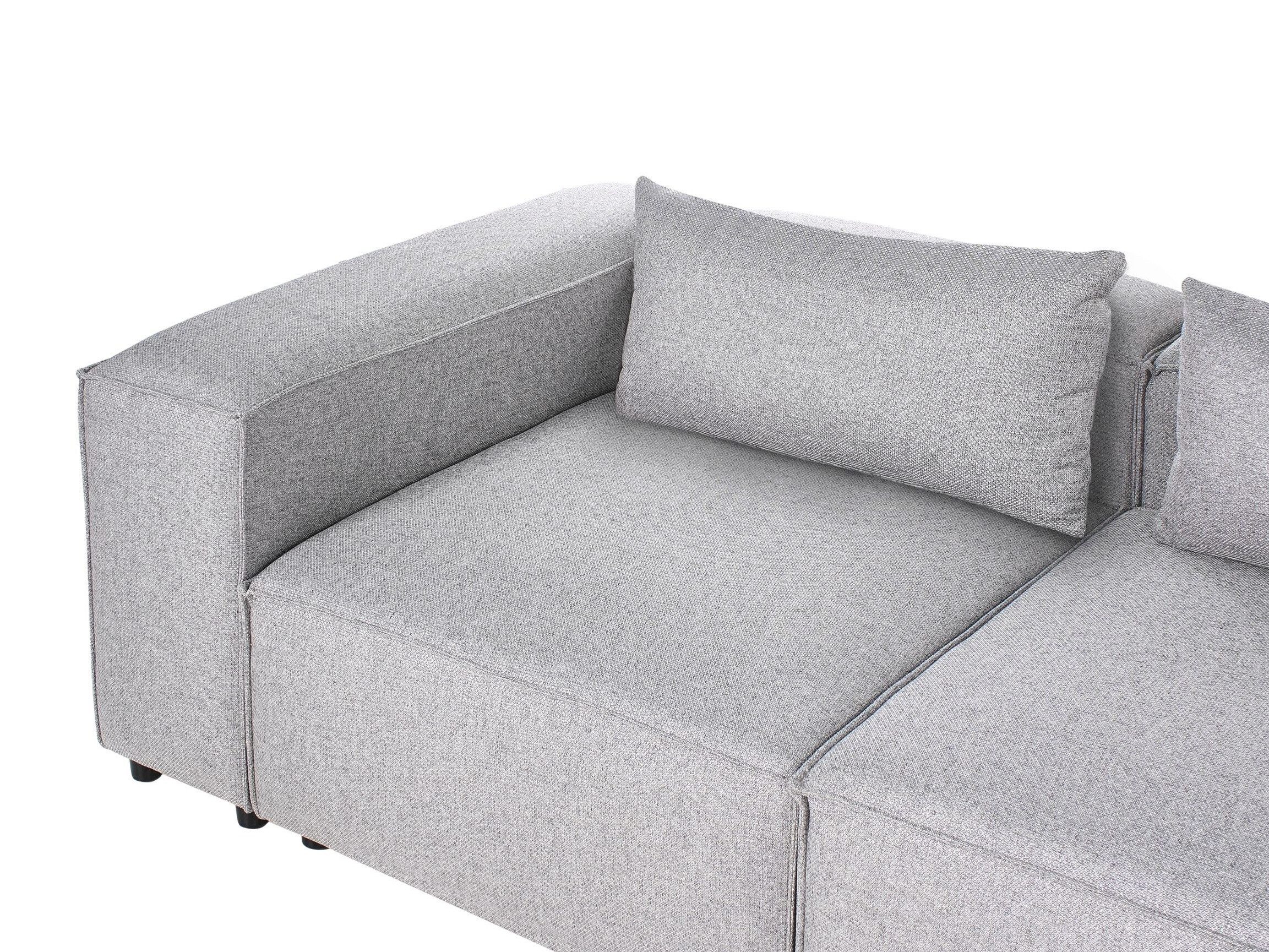 Modulinis minkštas kampas Avialu 100 (Pilka)