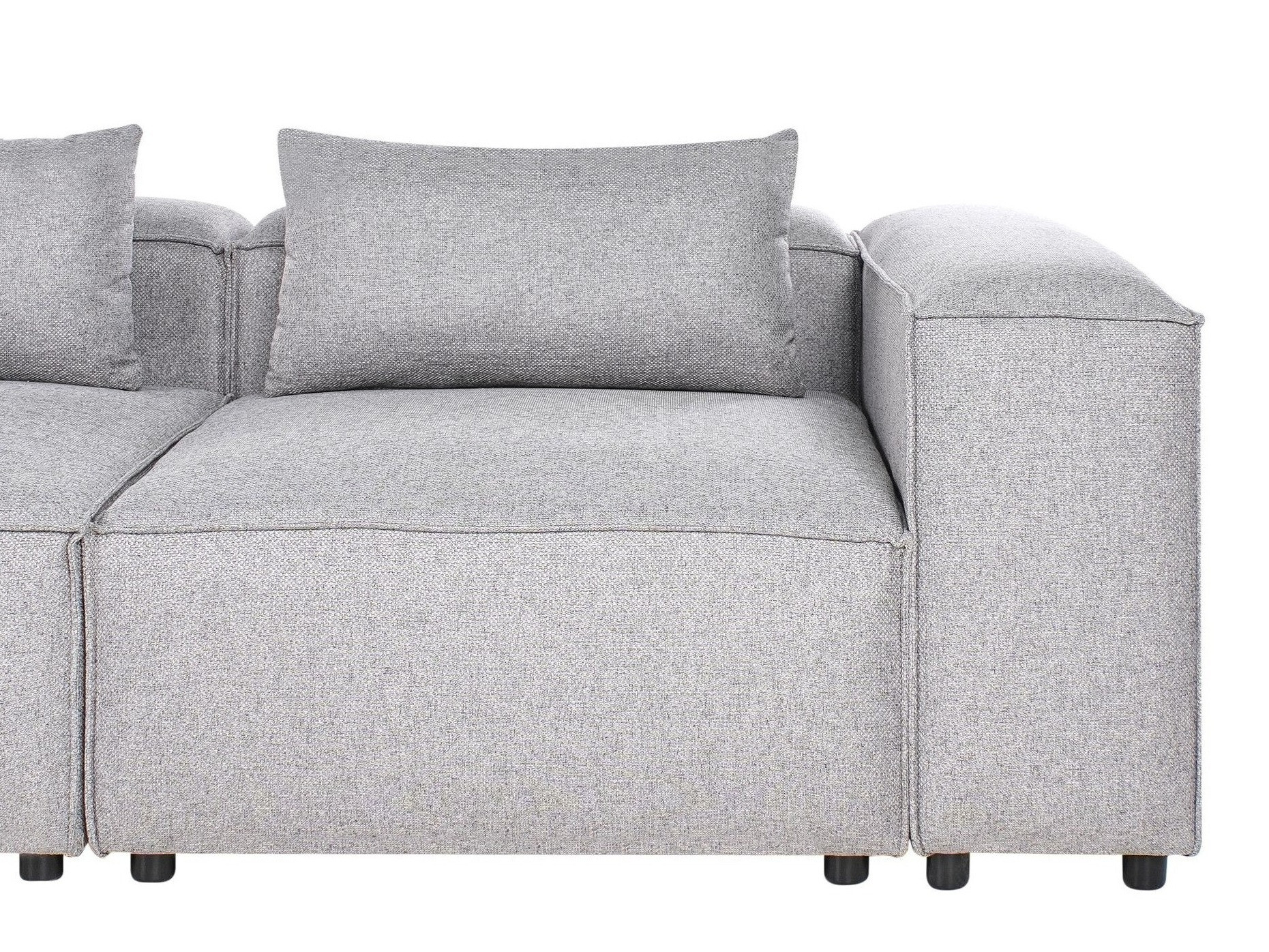 Modulinis minkštas kampas Avialu 100 (Pilka)