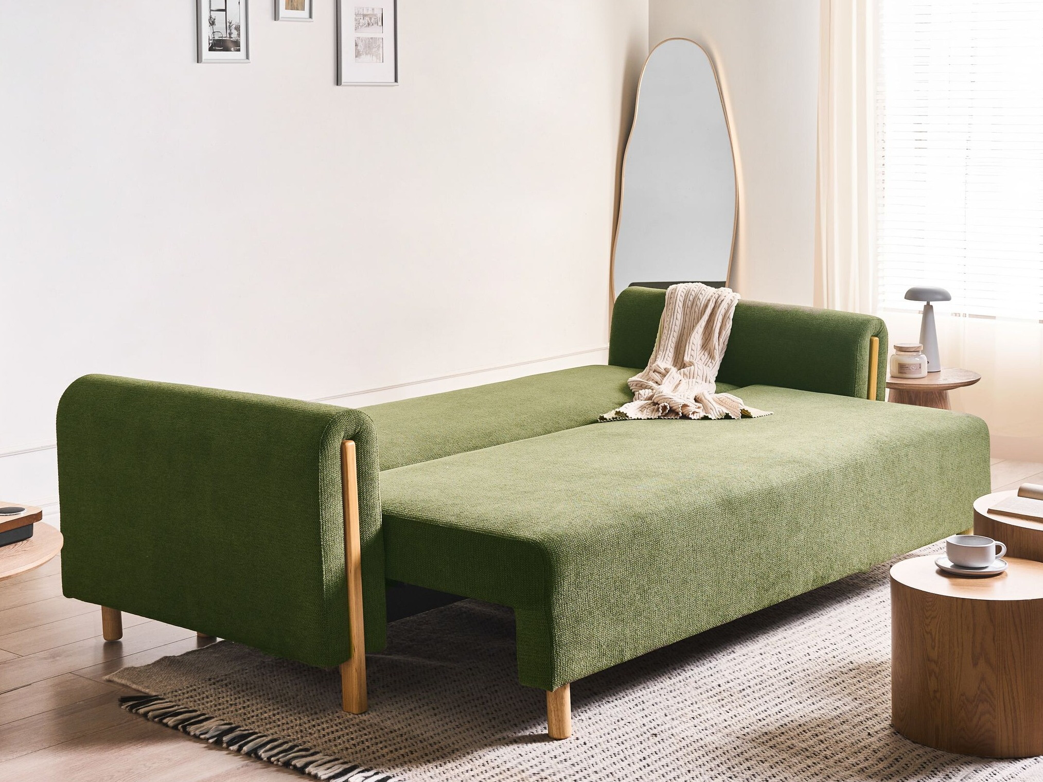 Sofa lova Berwyn 2936 (Žalia)