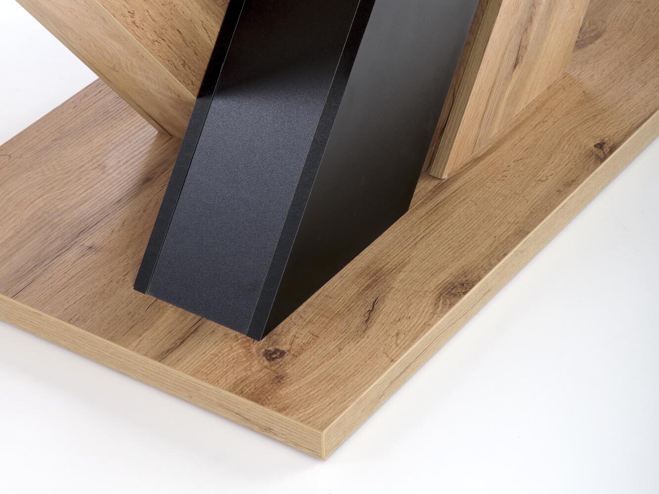 Stalas Houston 2091 (Votan ąžuolas + Juoda)