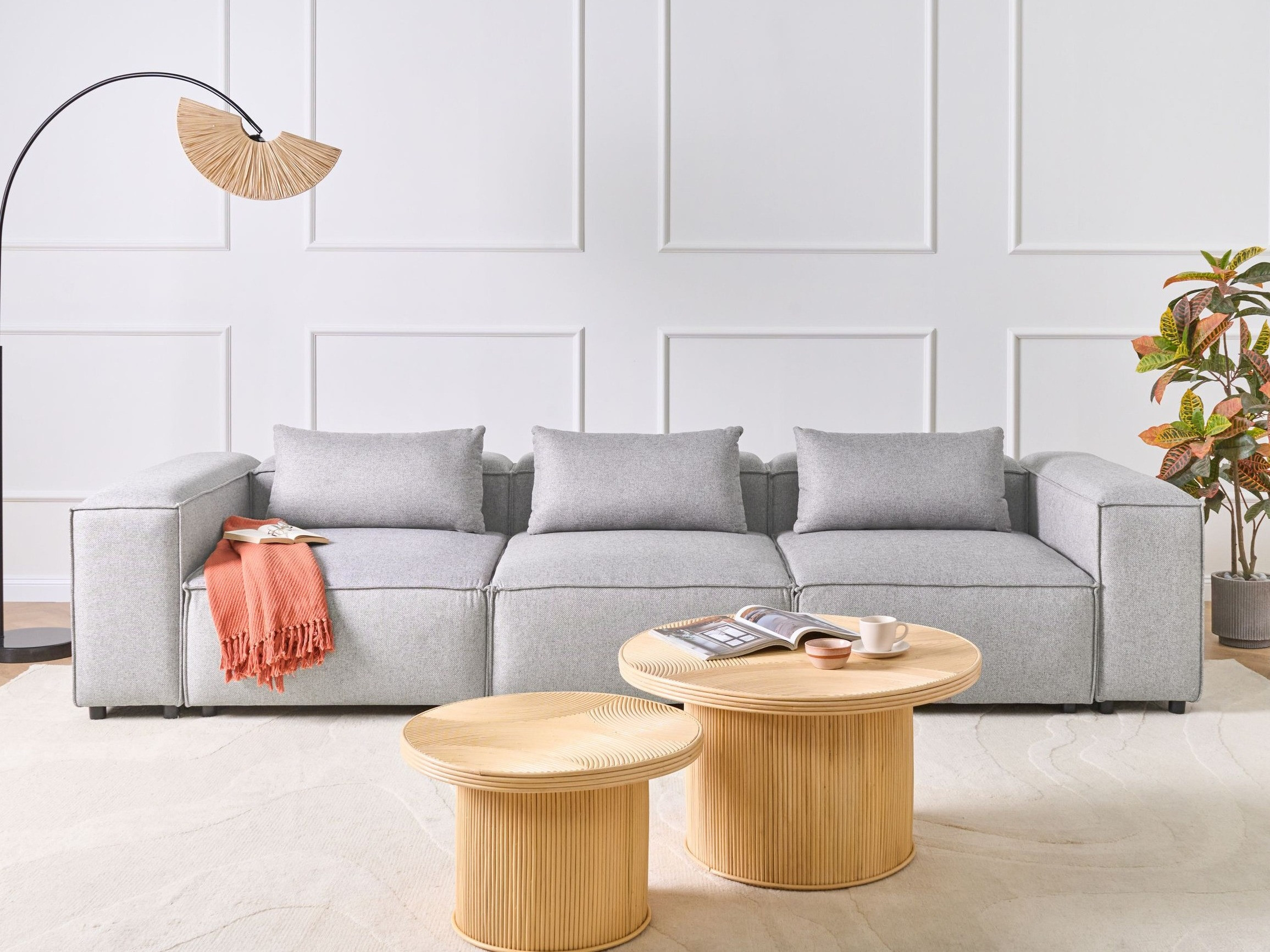 Modulinė sofa Avialu 101 (Pilka)