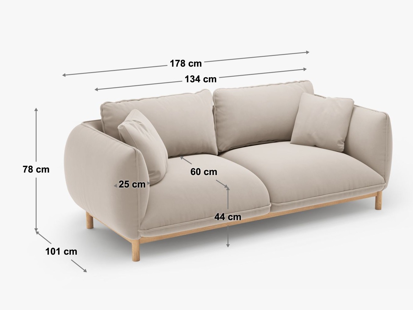 Sofa Romvese 100 (Wind 52)