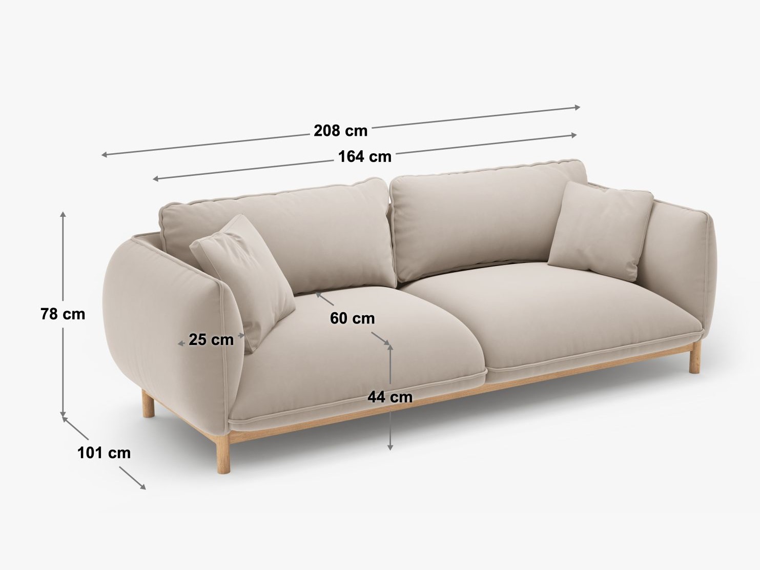 Sofa Romvese 101 (Wind 89)
