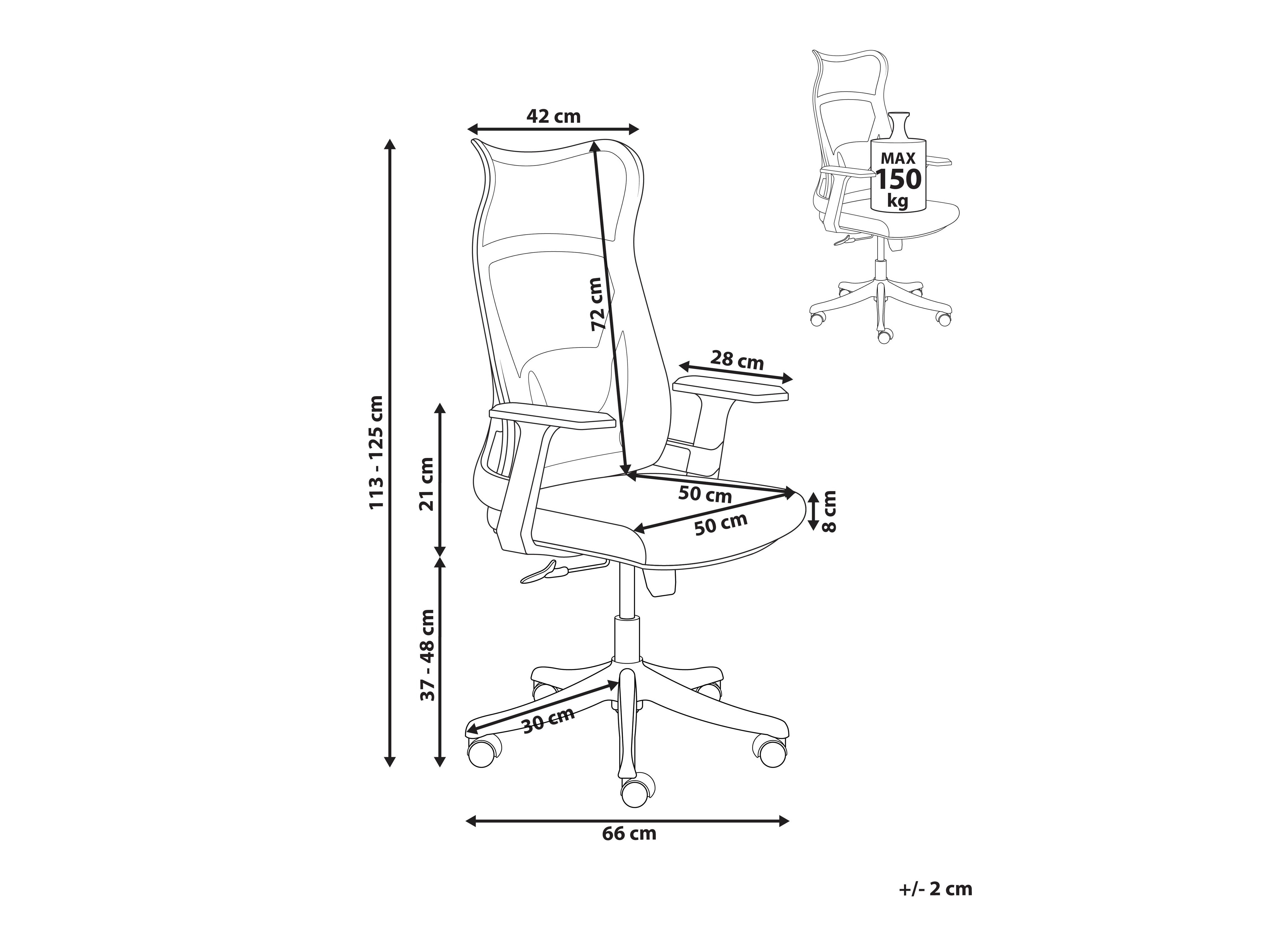 Biuro kėdė Berwyn 2939 (Žalia + Pilka)