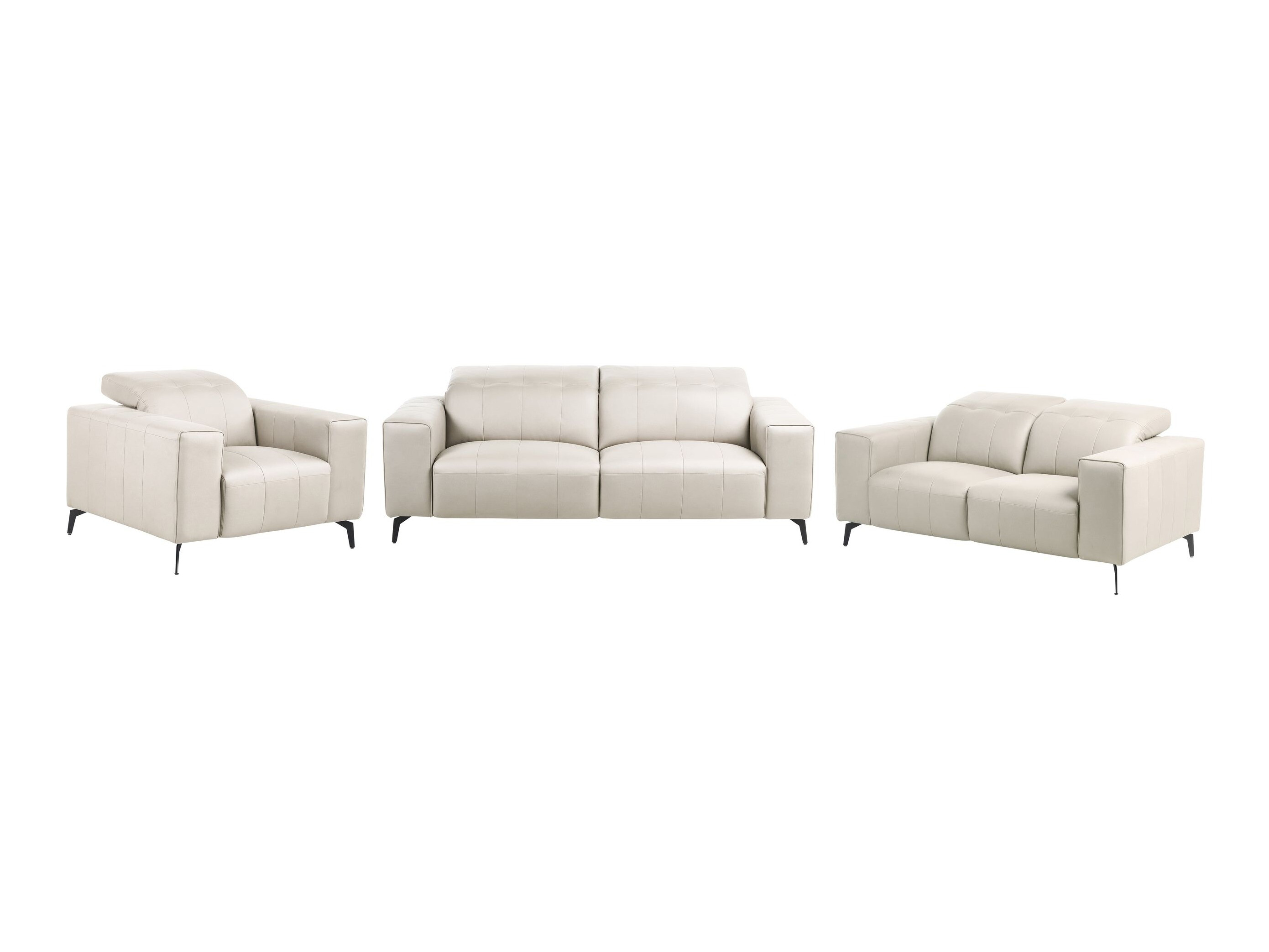 Minkštų baldų komplektas Berwyn 2948 (Šviesi smėlinė)