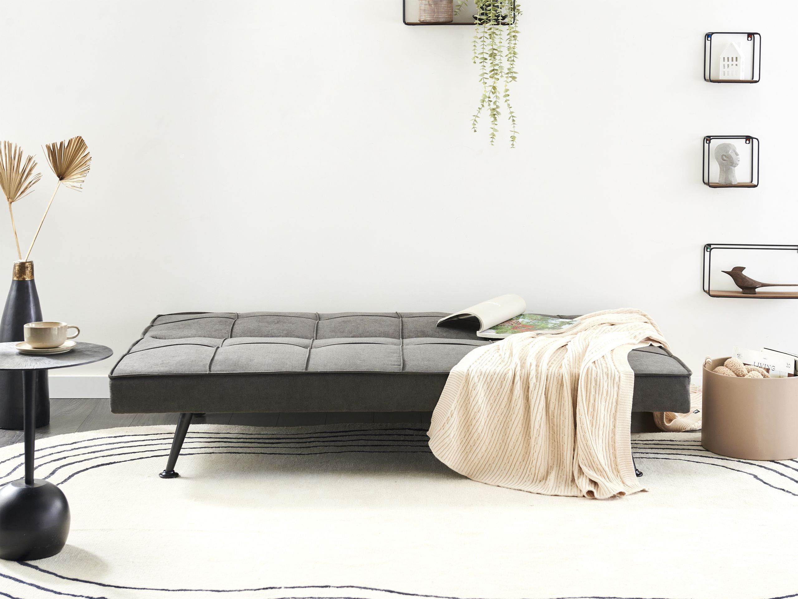 Sofa lova Berwyn 1989 (Tamsi pilka)