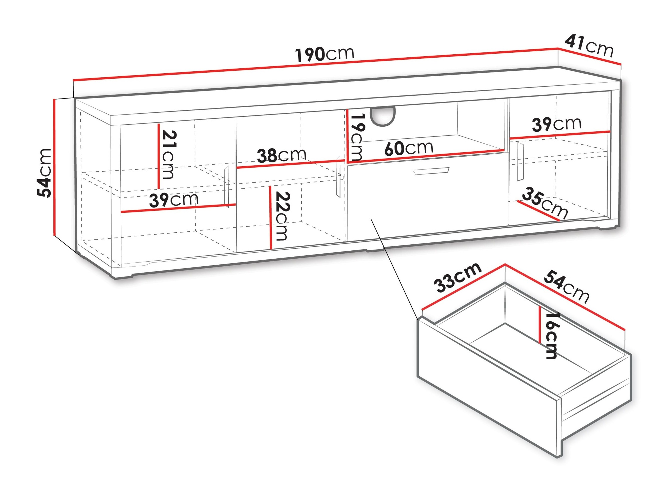 TV staliukas Elisale 104