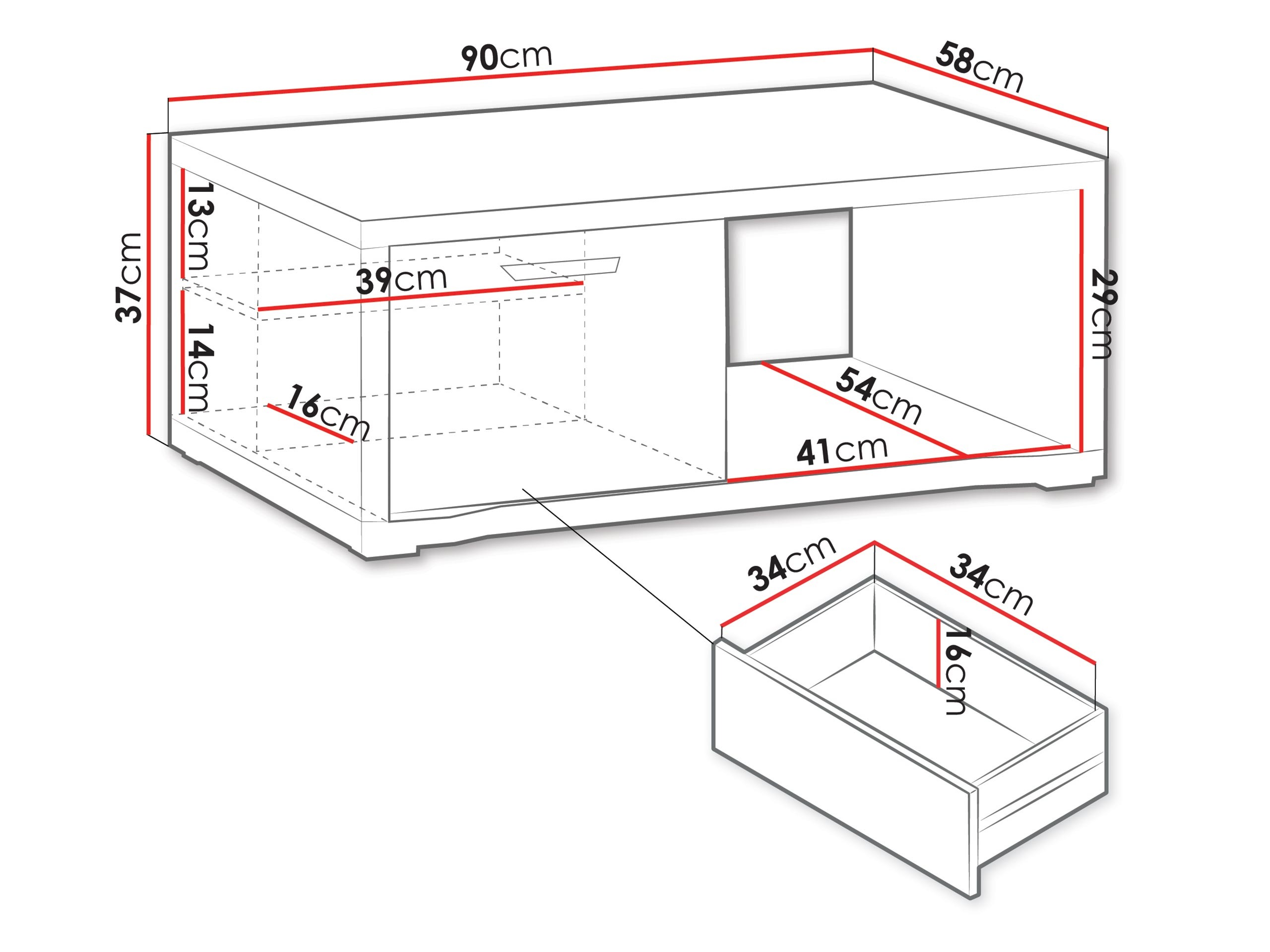 Žurnalinis staliukas Elisale 109