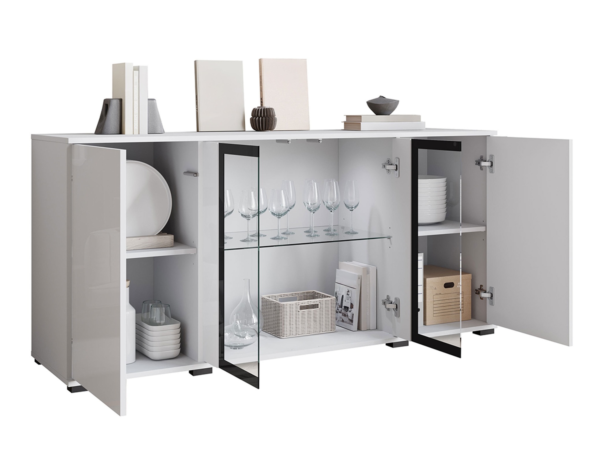 Spintelė Torcame 102 (Votan ąžuolas + Blizgi balta)