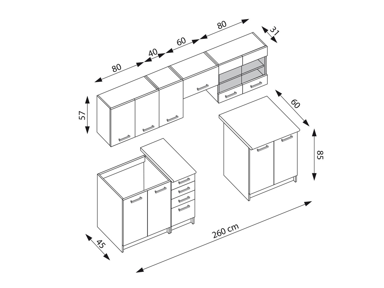 Virtuvės komplektas ST8290